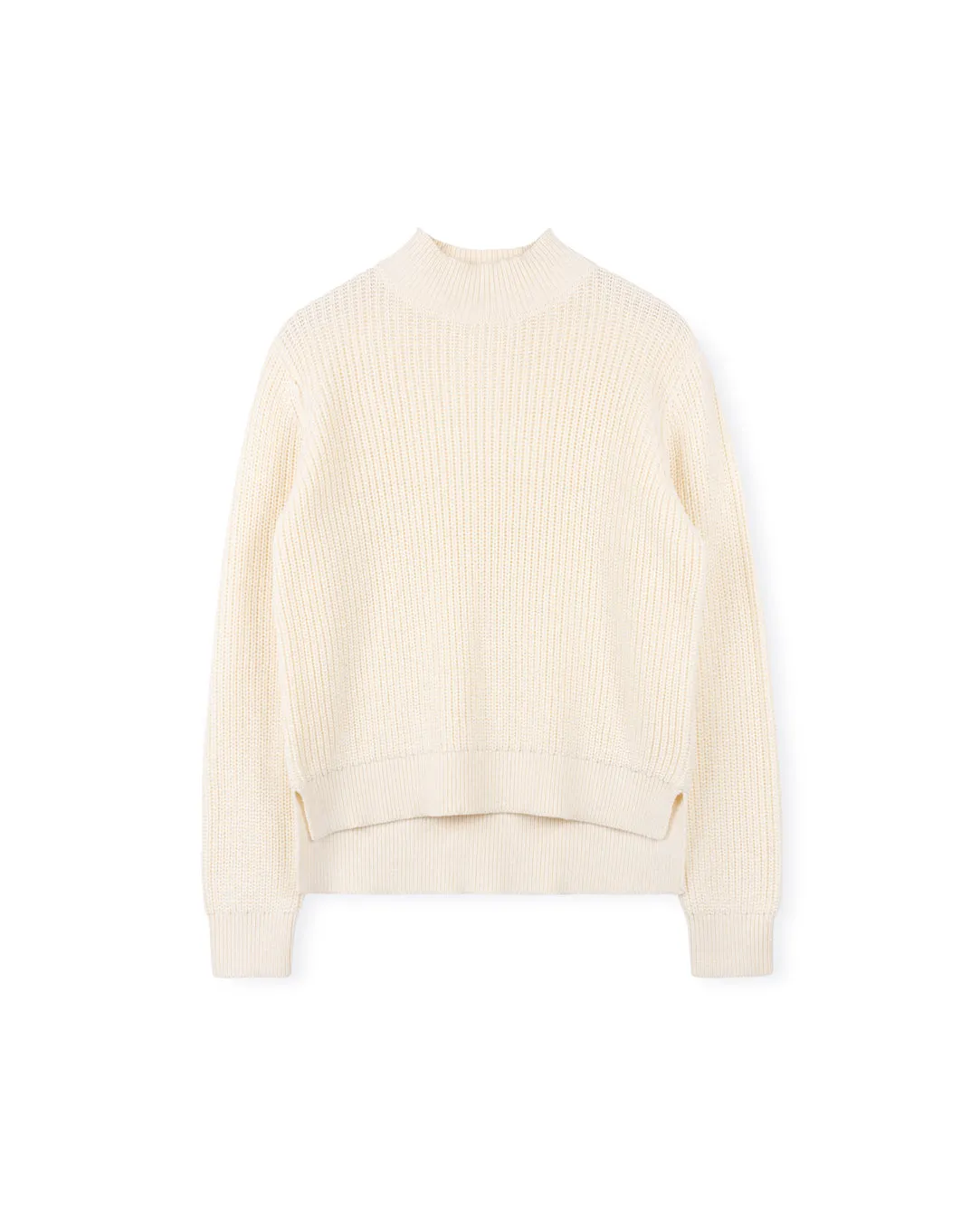 Vera Cotton Knit Top Durable Stitching Layered Must-Have