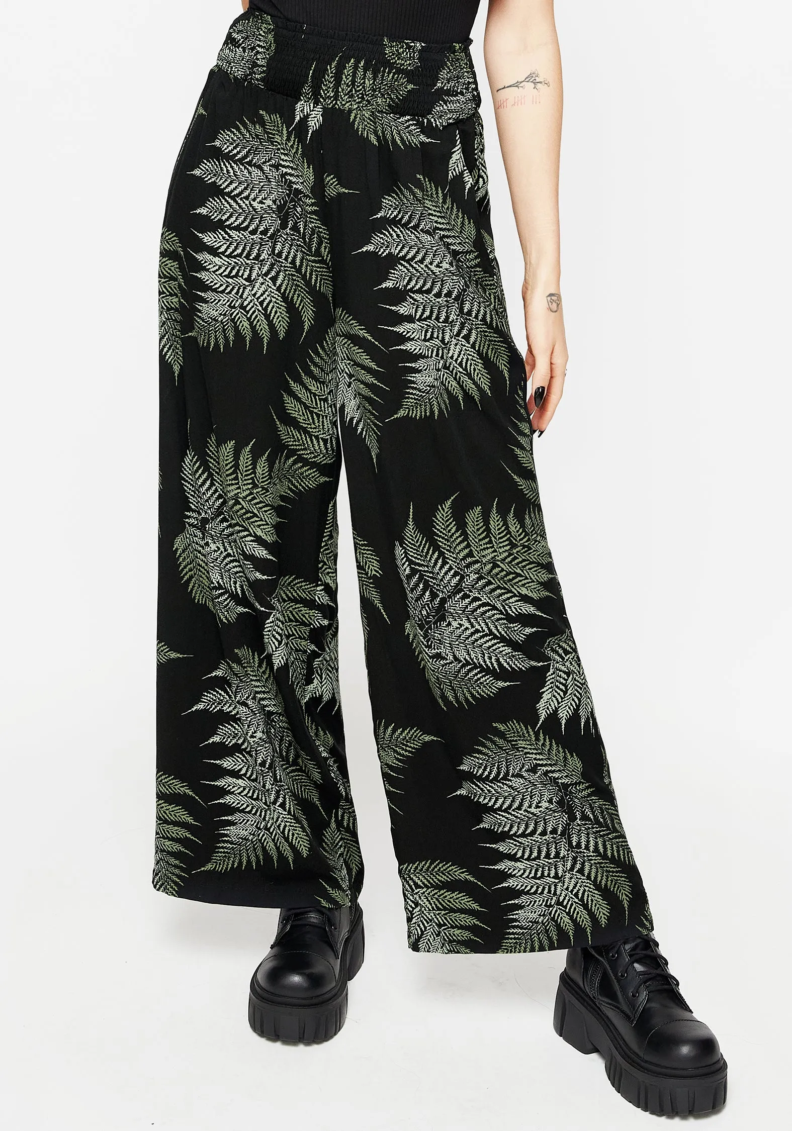 Fern Flowy Trousers Comfort Innovation