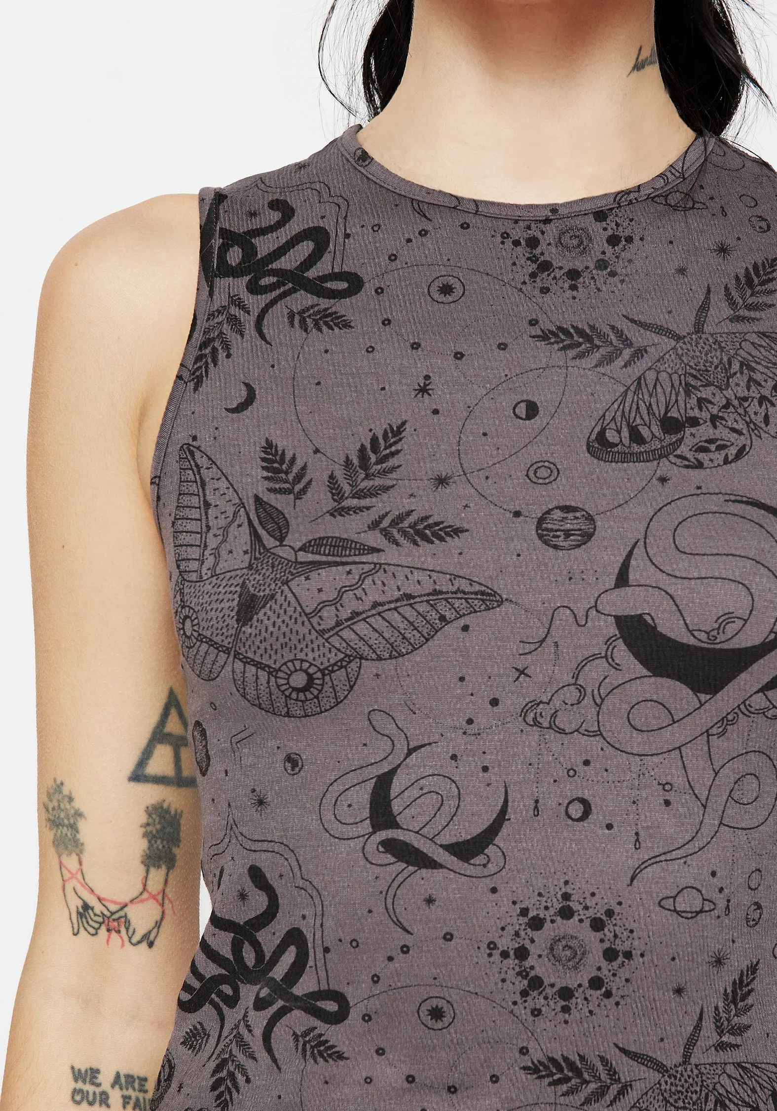 Recycled Polyester Bliss Cotton Printed Pyjama Top