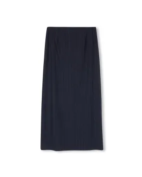 Style Innovation Pintstripe Straight Skirt