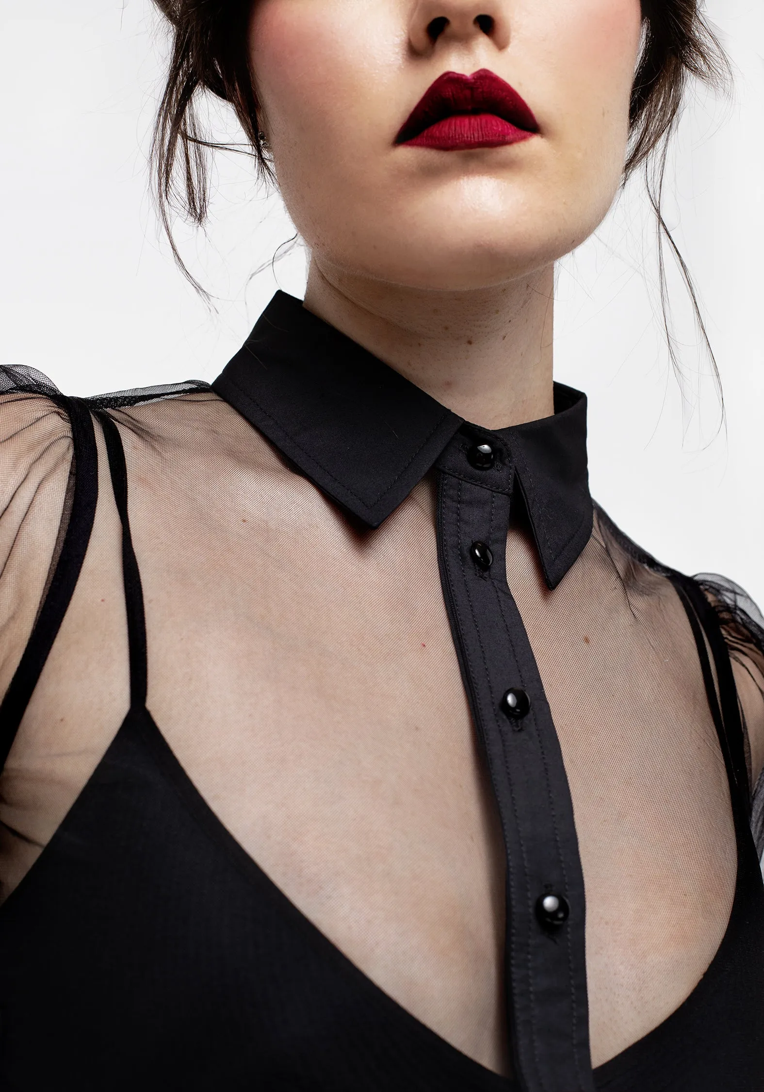 Karina Puff Sleeve Shirt Anti Pill Technology