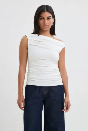 Flexible Neckline Ethically Sourced Material Cooper Sleeveless Top
