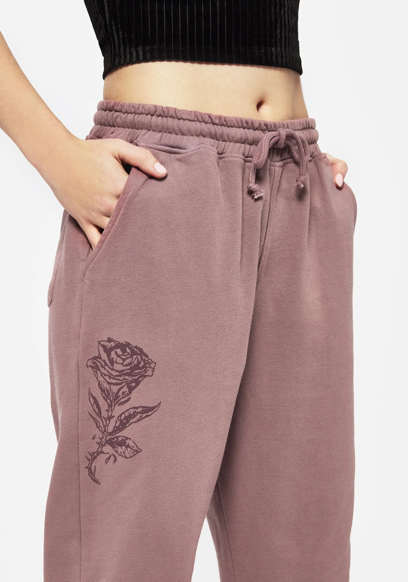 Daily Style party look Corvus Graphic Print Tapered Cuffed Jogger