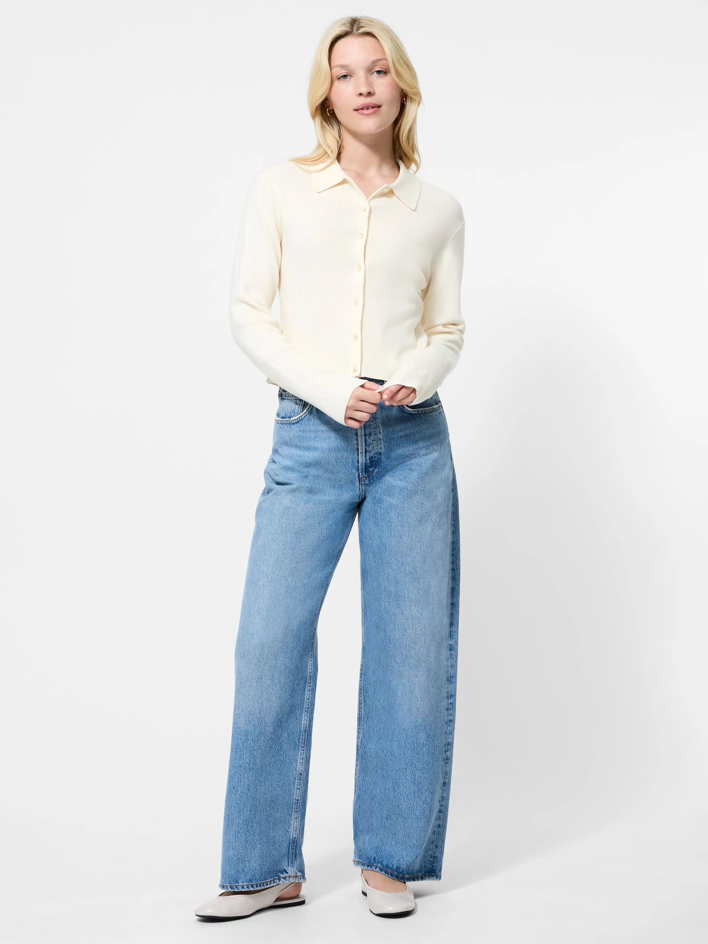 Cosysoft Button Down Top Sporty Design