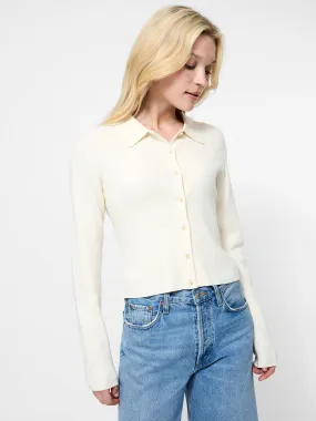 Cosysoft Button Down Top Recycled Polyester Blend