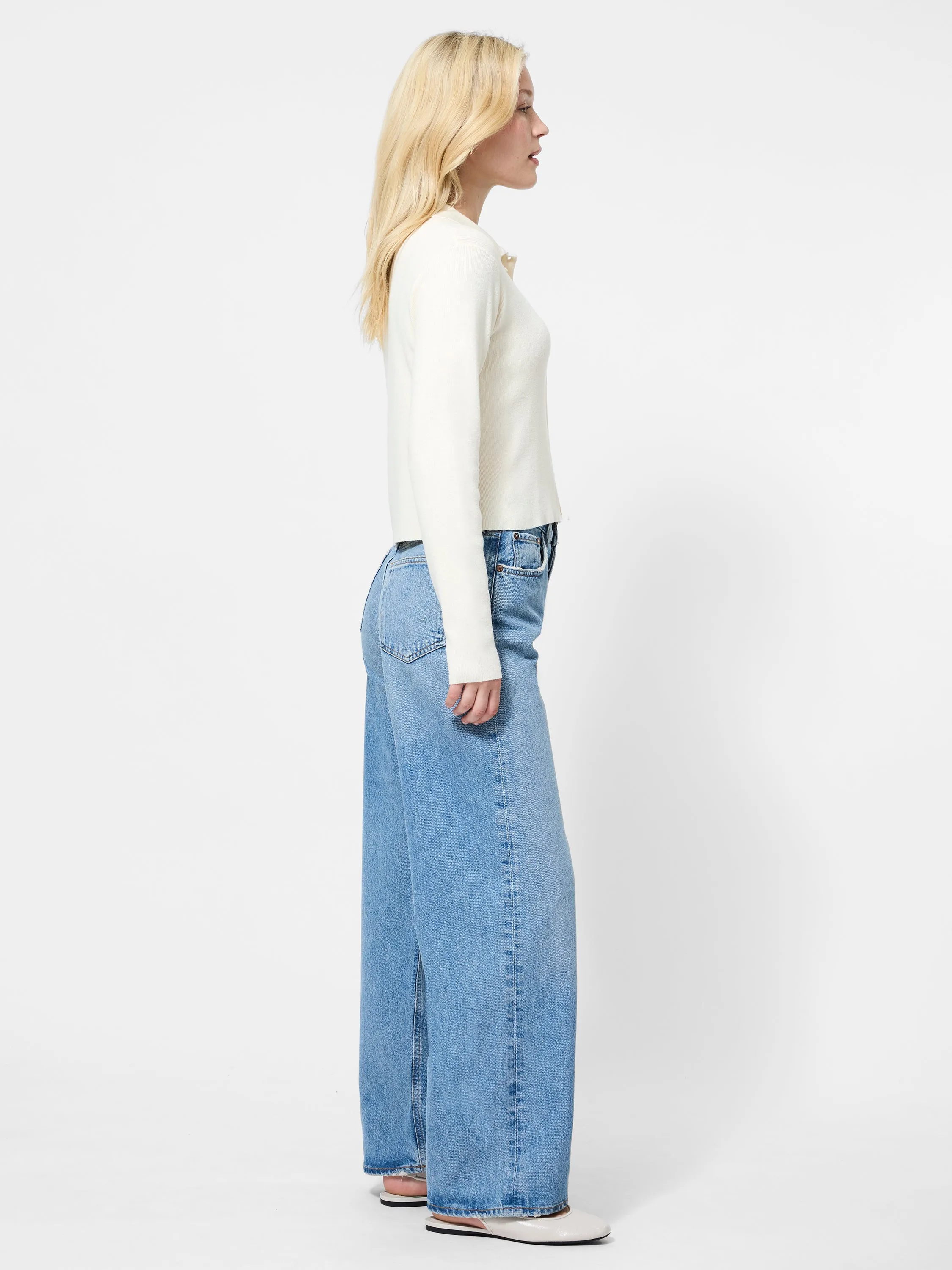 Double Stitched Seams Cosysoft Button Down Top