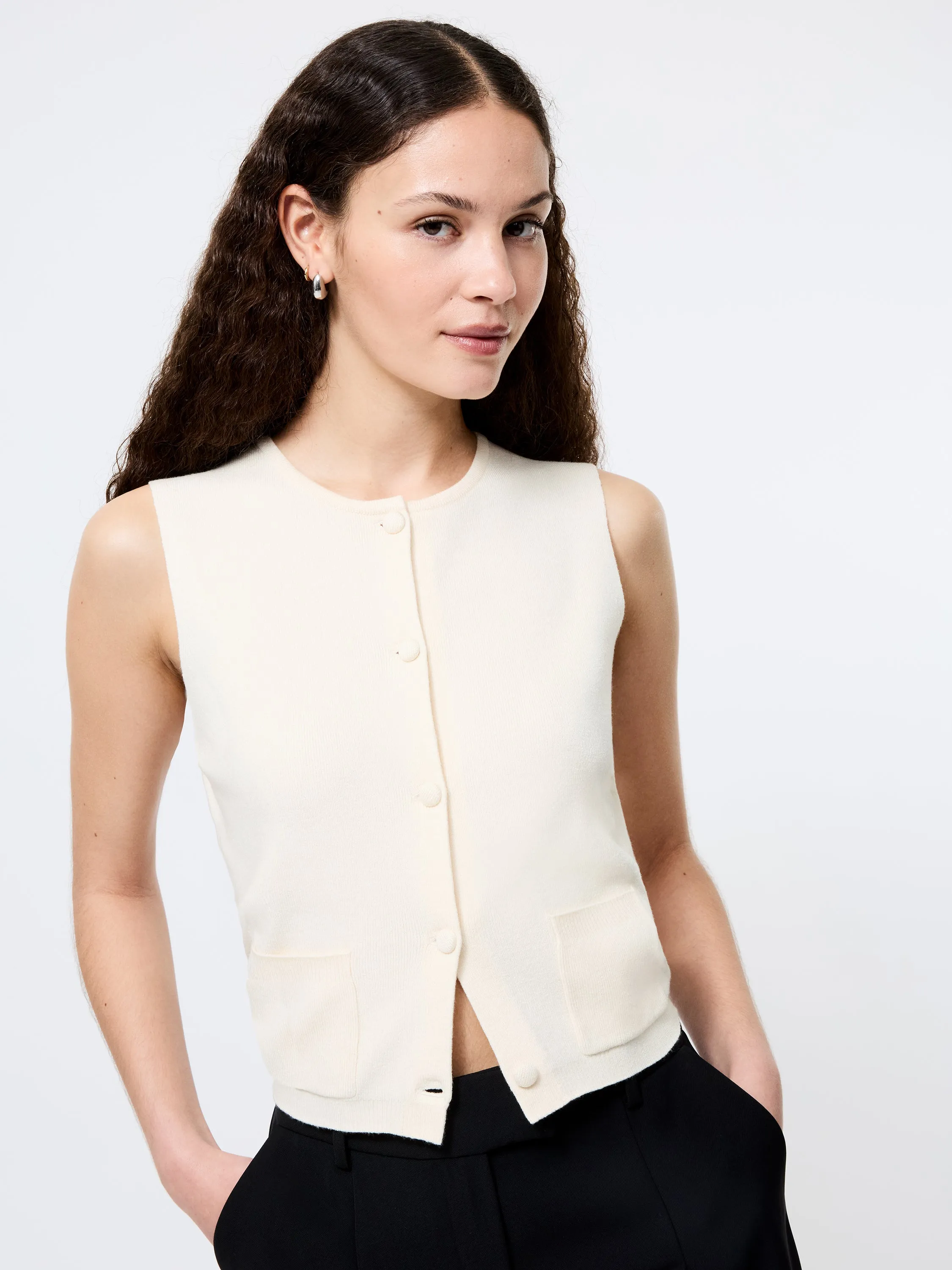 Recycled Polyester Daily Favorite Cosysoft Knit Vest