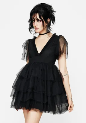 Krysta Tulle Mini Dress Trend Movement