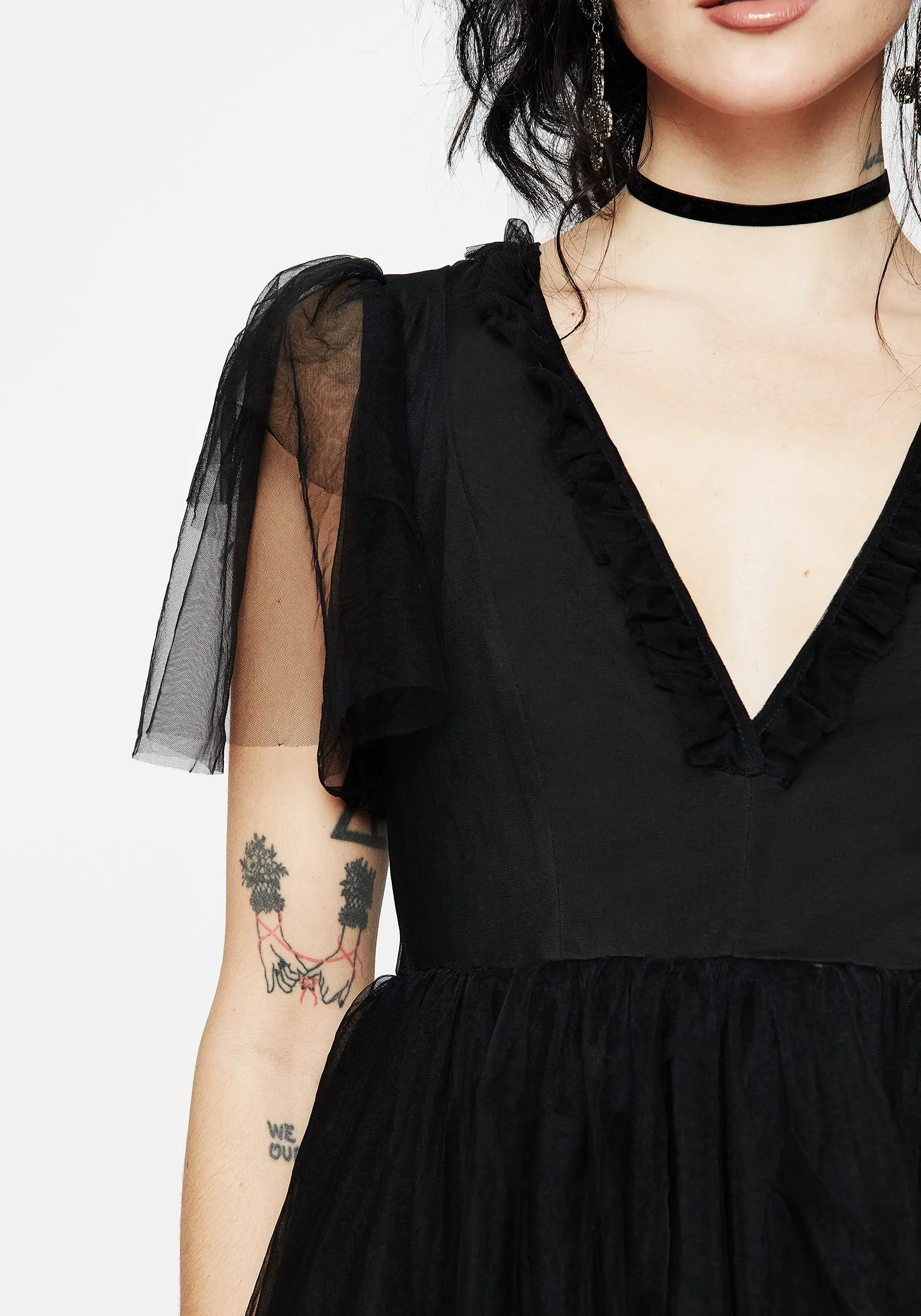 Elegant Layers Krysta Tulle Mini Dress