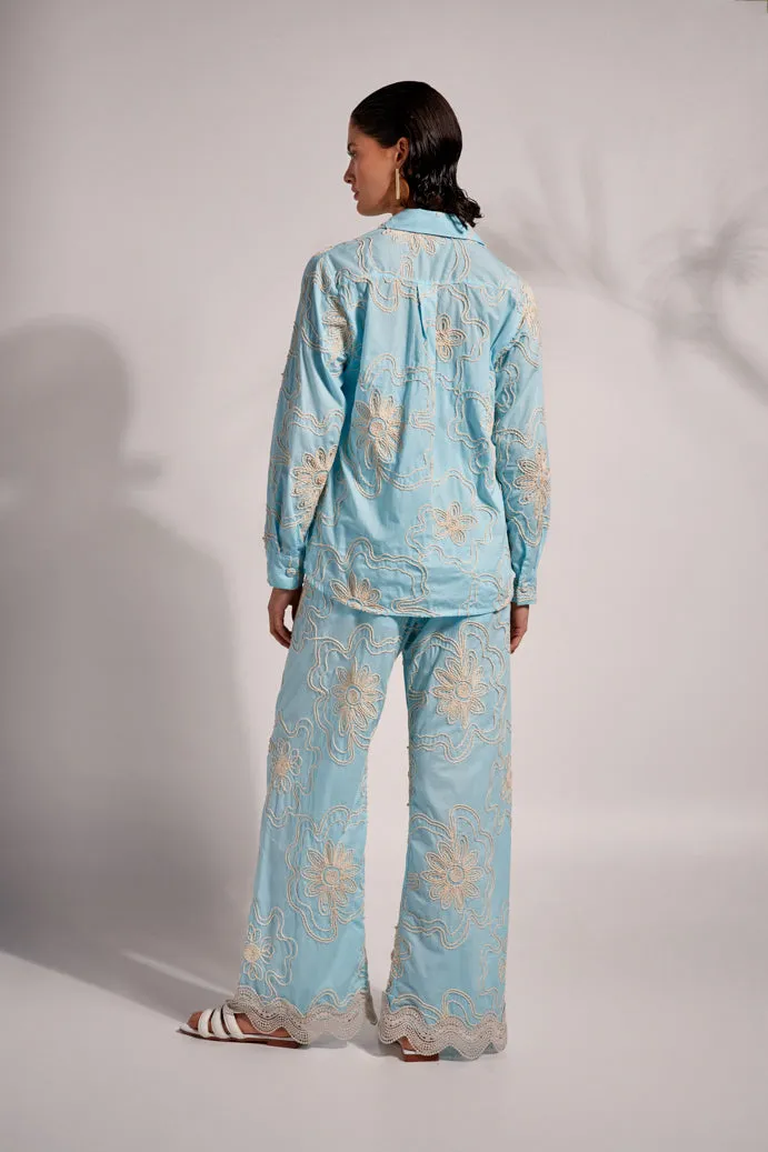 Casual Choice Chic Vibe BEA SHIRT BABY BLUE