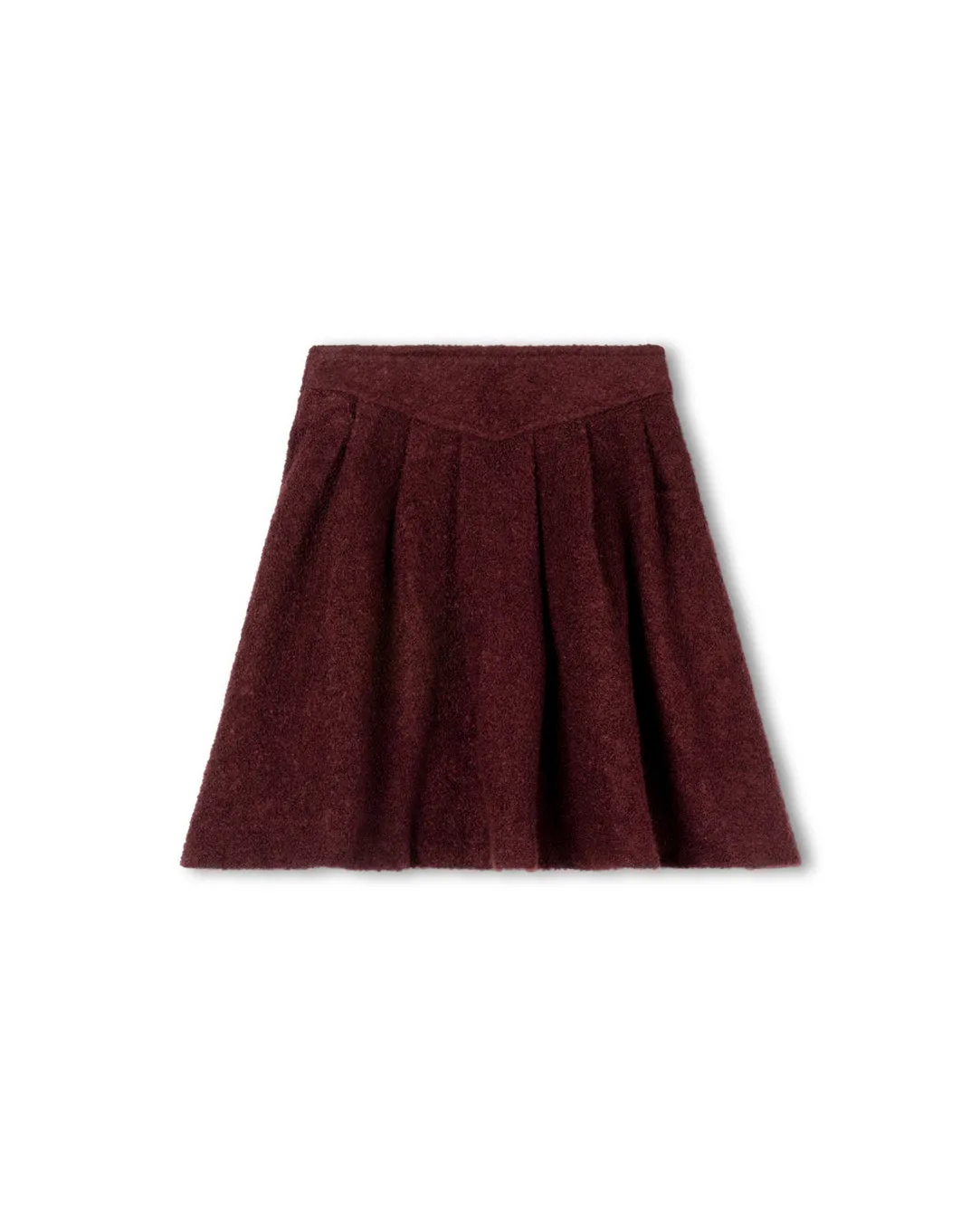 Bold Print Essential Style Regina Wool Pleated Skirt