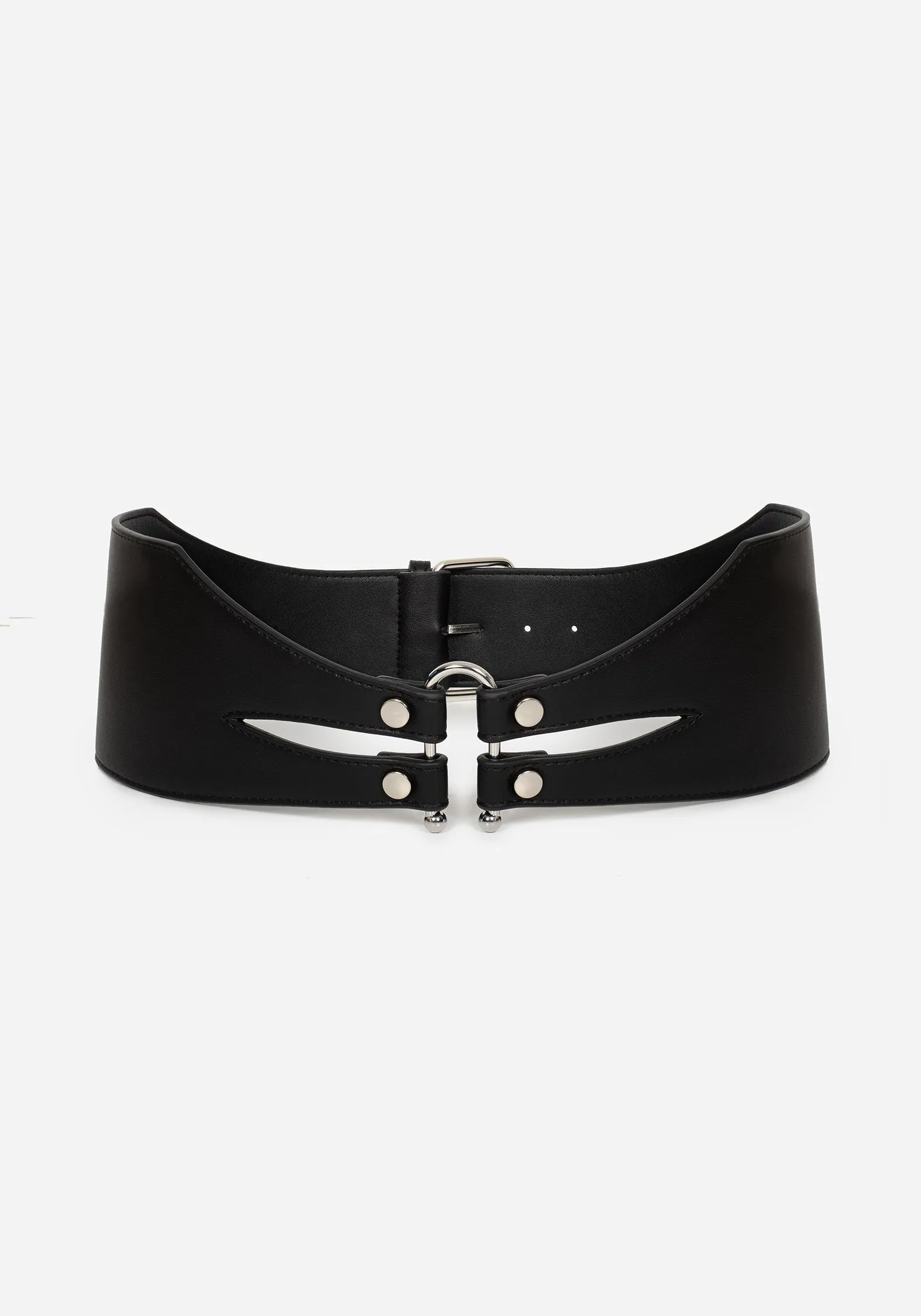 Chasm Oval Detail Waist Belt Barrel Waist