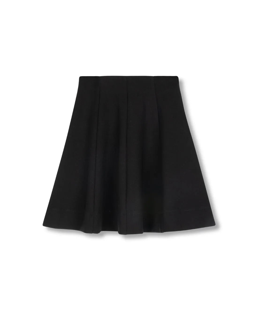 Fit Choice Ponti Paneled Knee Skirt