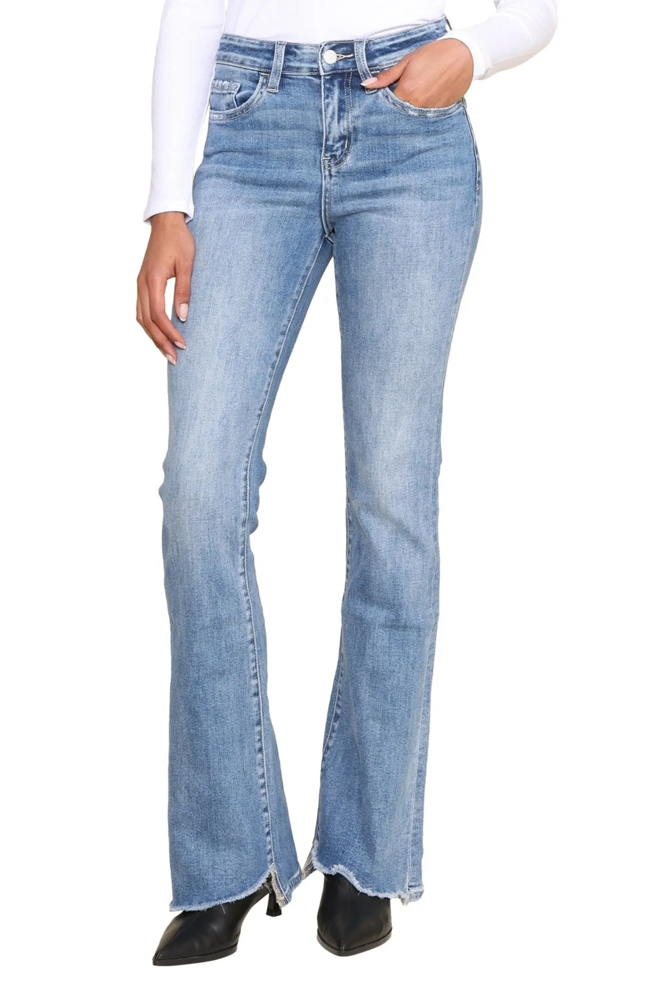 Multi-way wear Secure Cuff Design Crate Vintage Wash Flare