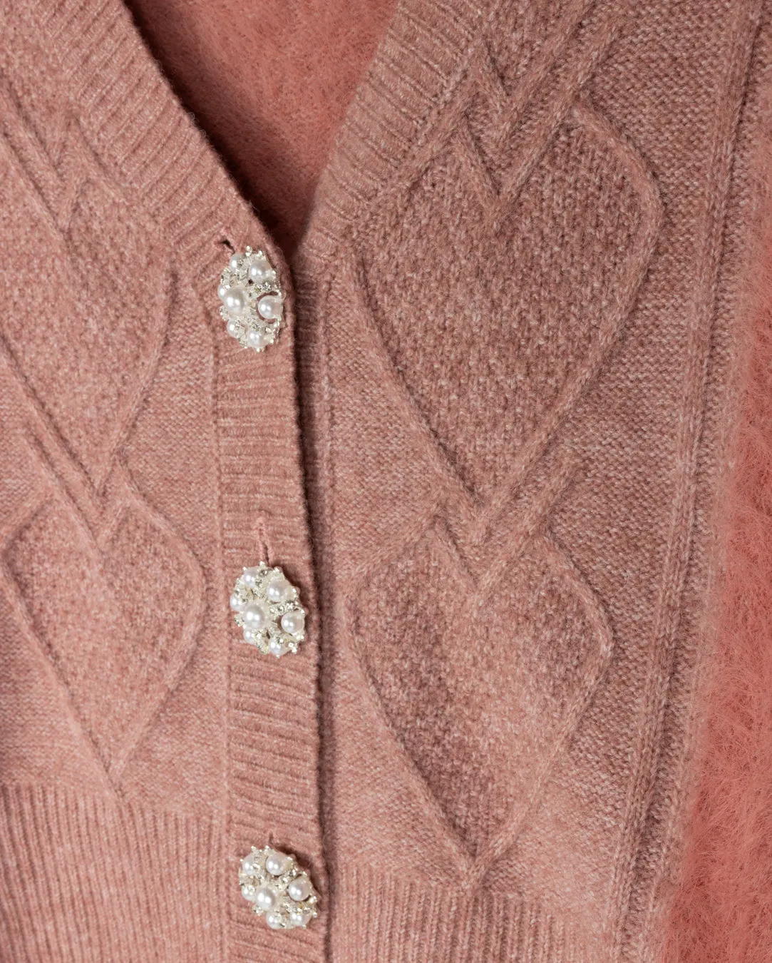 Mohair And Rib Cardigan Classic Layer Chilly Day Layers