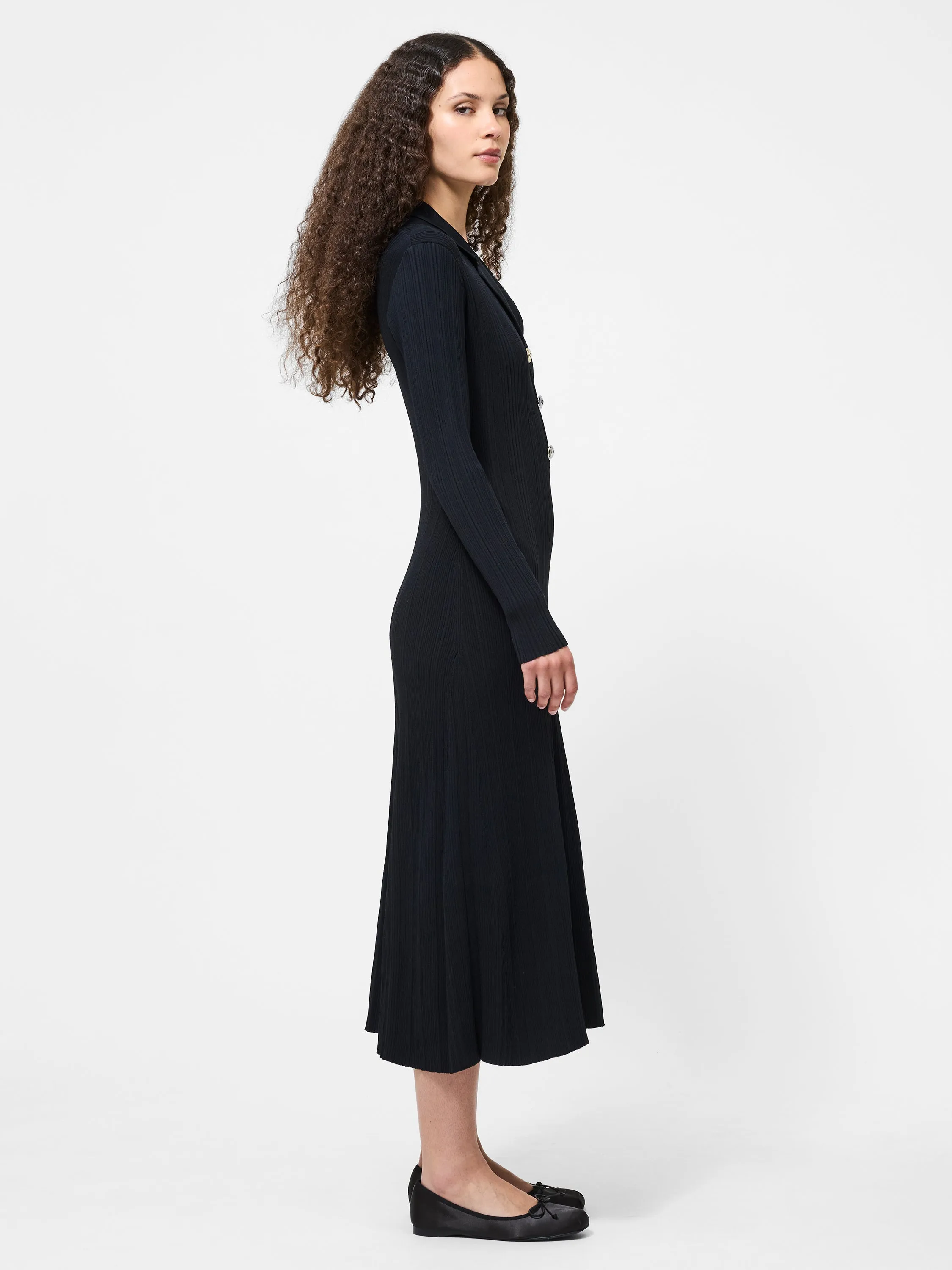 Natural Feel Natural Style Crinkle Knit Maxi Dress