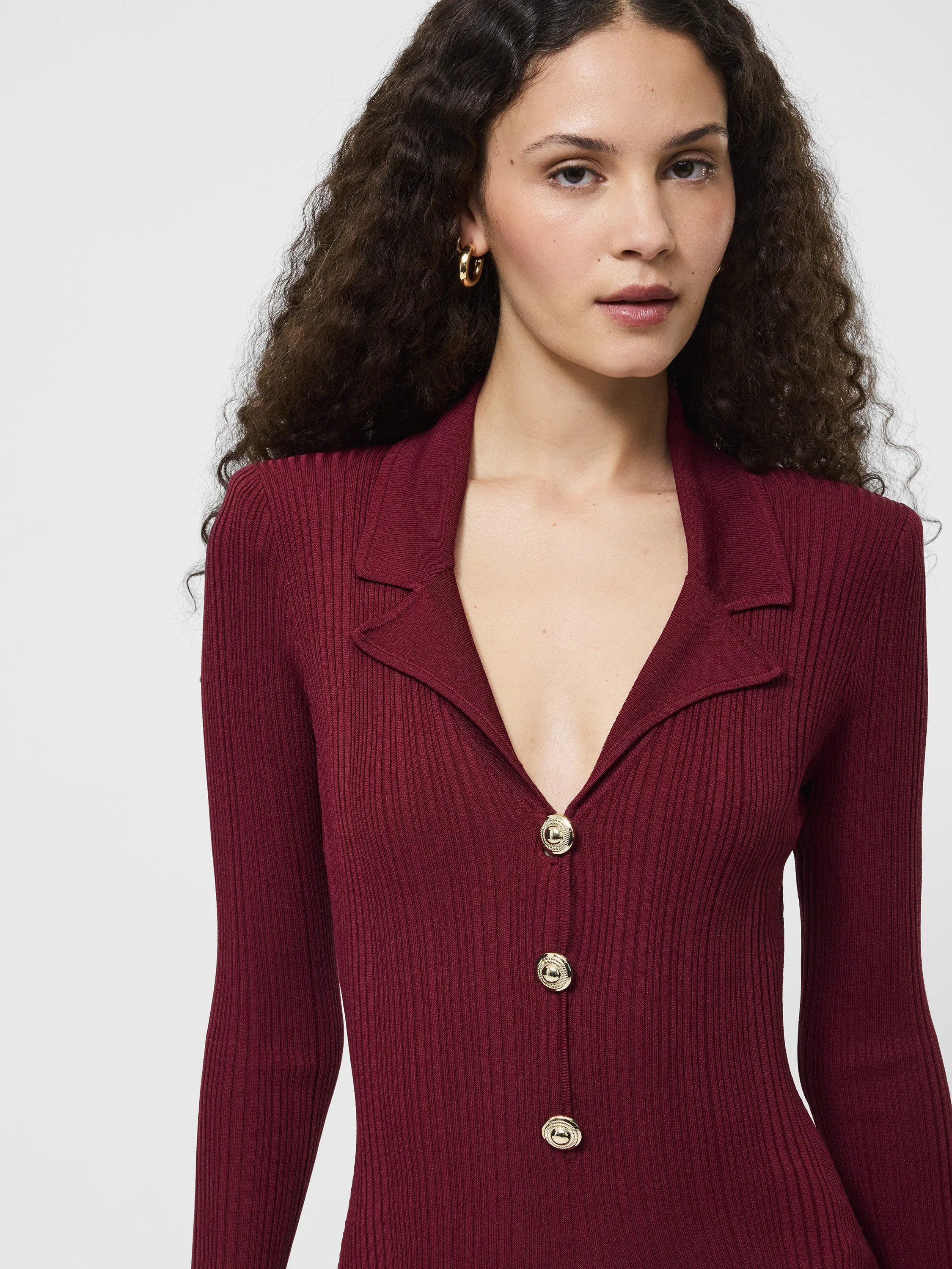 Crinkle Knit Maxi Dress Chic Fit Wear