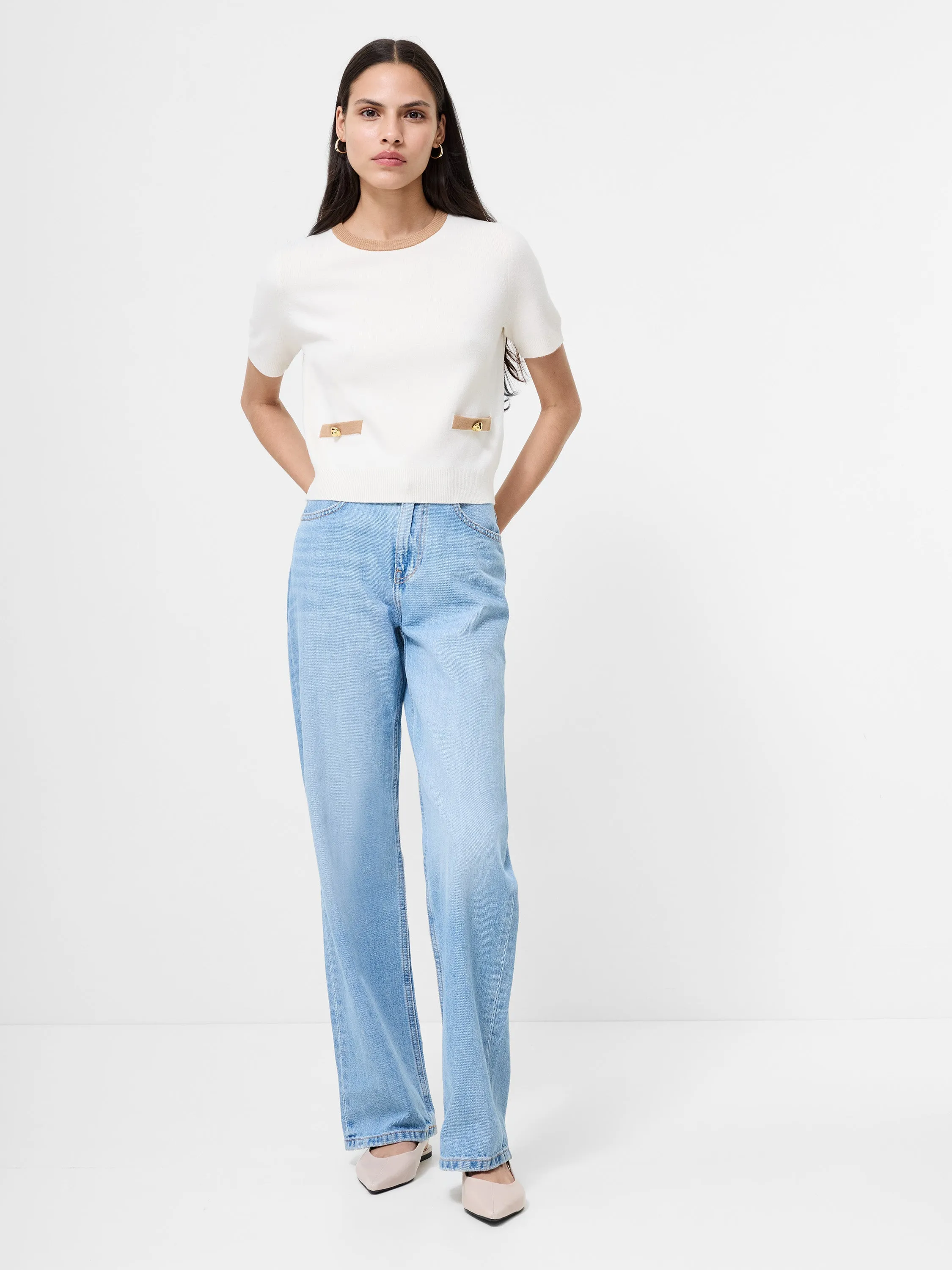 MoistureWicking Yarn Cold Ready Babysoft Short Sleeve Top