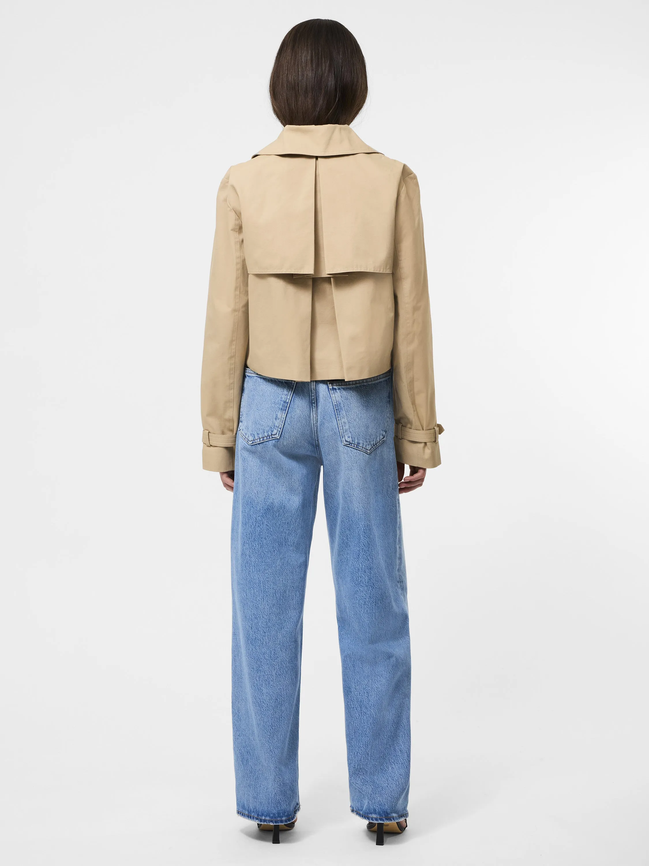 Cropped Twill Trench Adaptive Layering System