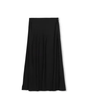 Dacey Cupro Slip Skirt Rolled Hem