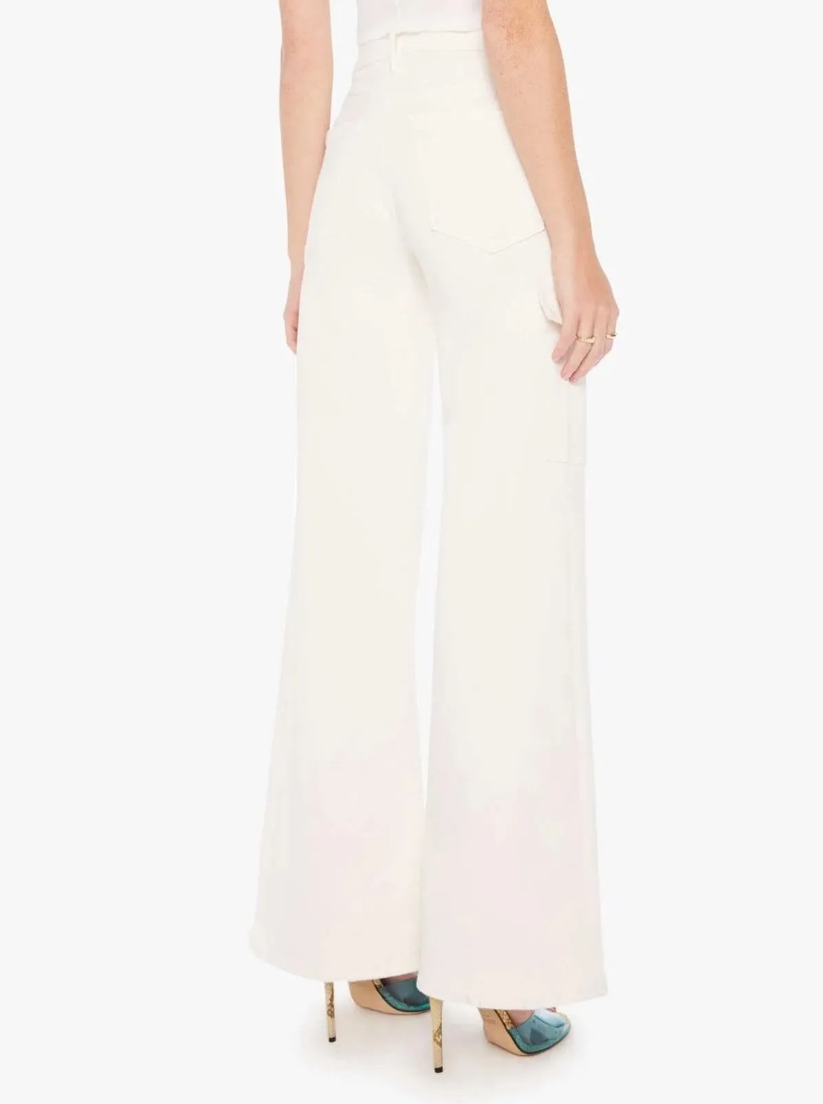 Mother Undercover Cargo Sneak Cream Puffs Slim Silhouette