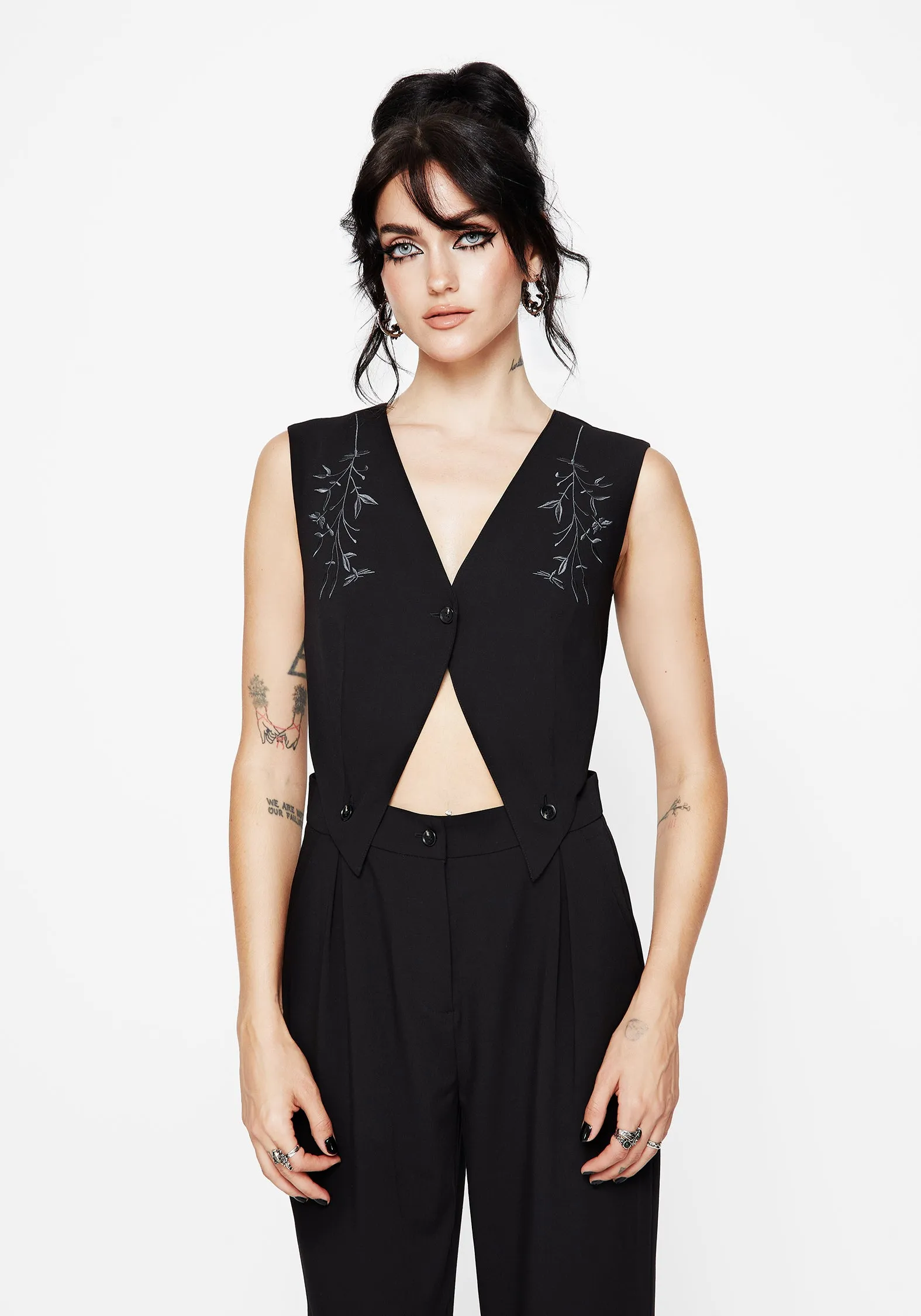 Damona Tailored Waistcoat and Trouser Set Shopping Essential