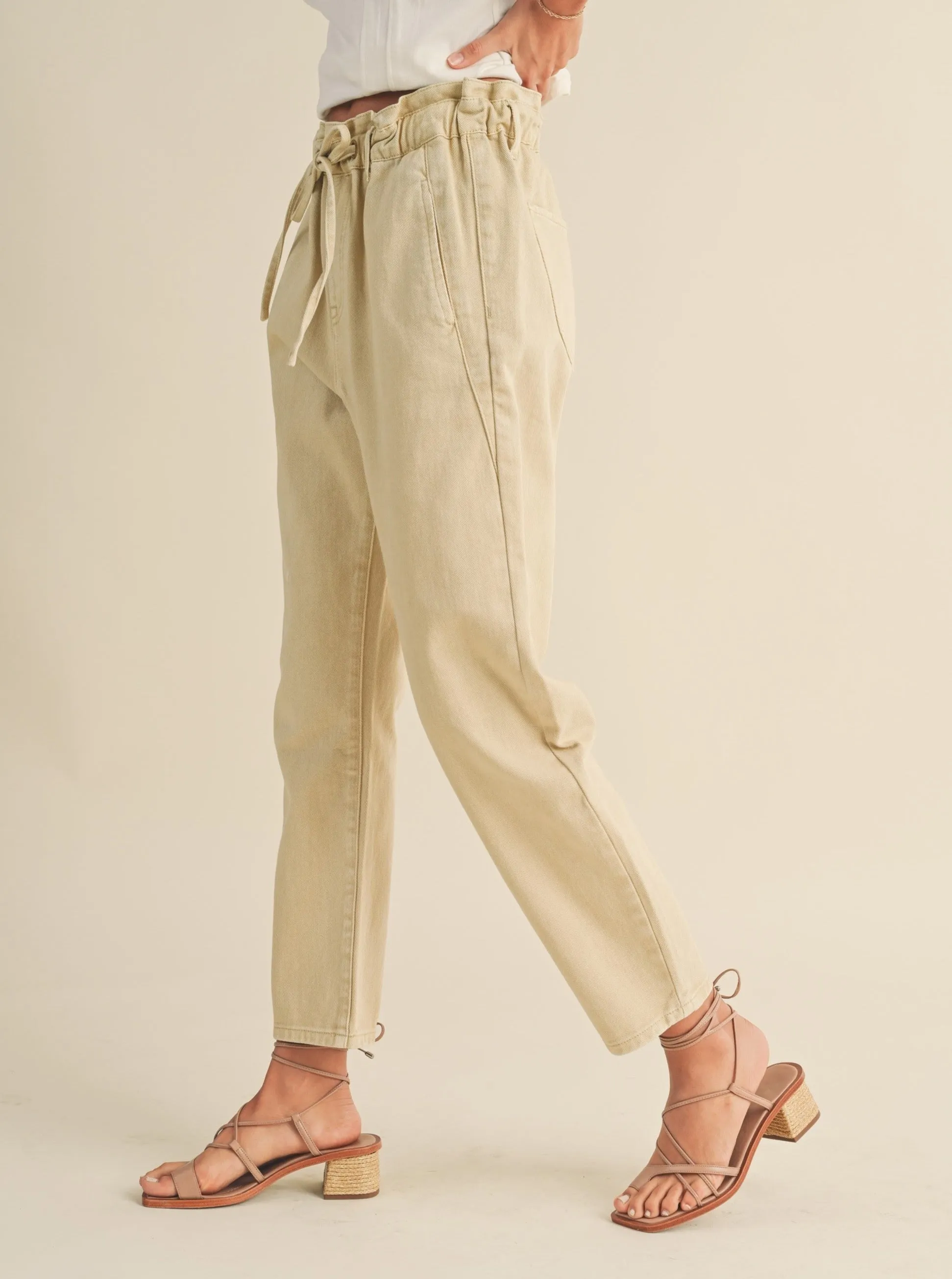 Elegant Vibrant Textured Daily Go-To Dana Pant