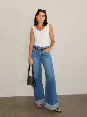 Daphne Ribbed Top - Final Sale Layered Knit Light Cover