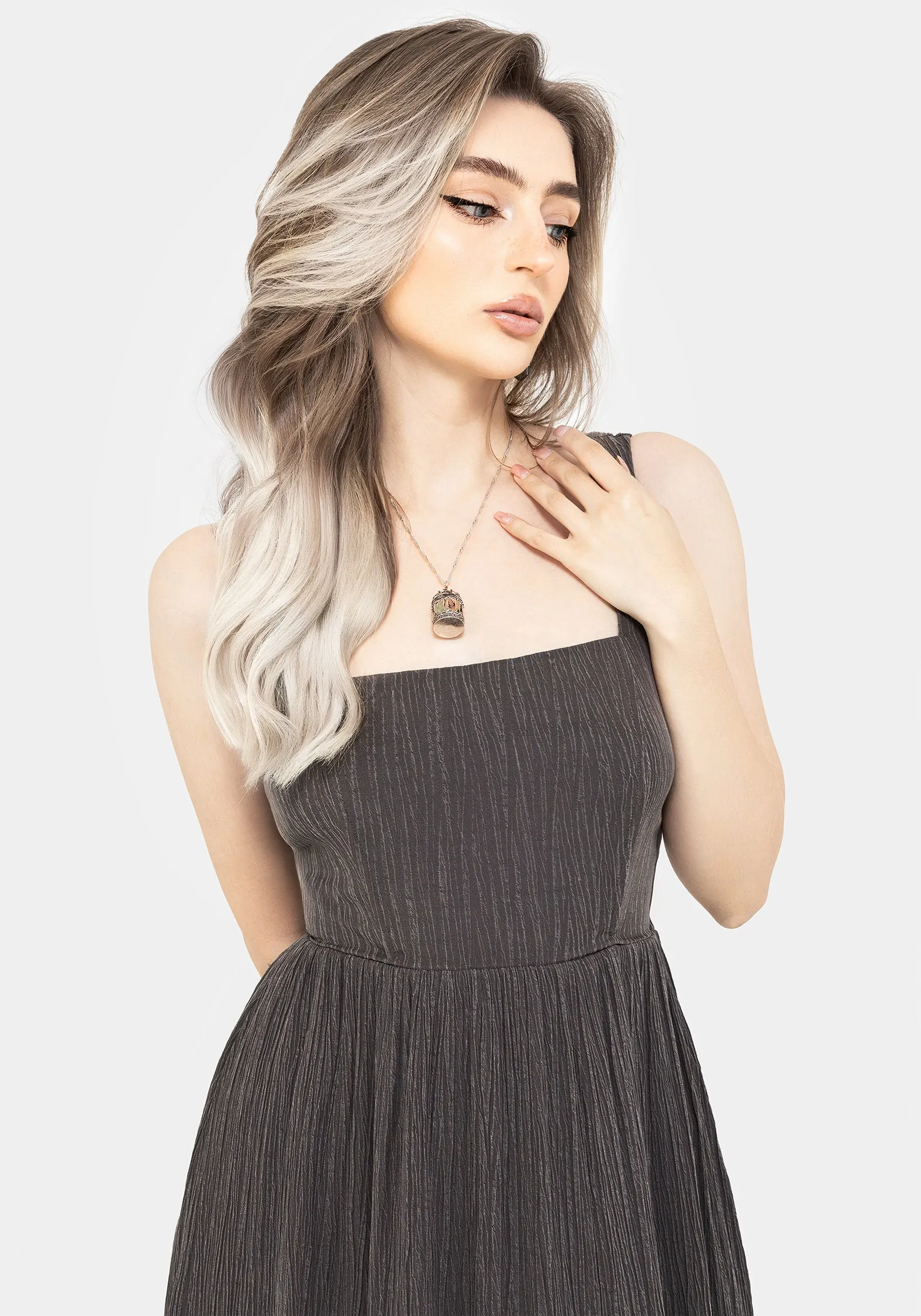Darkside Corset Midi Dress Daywear Option
