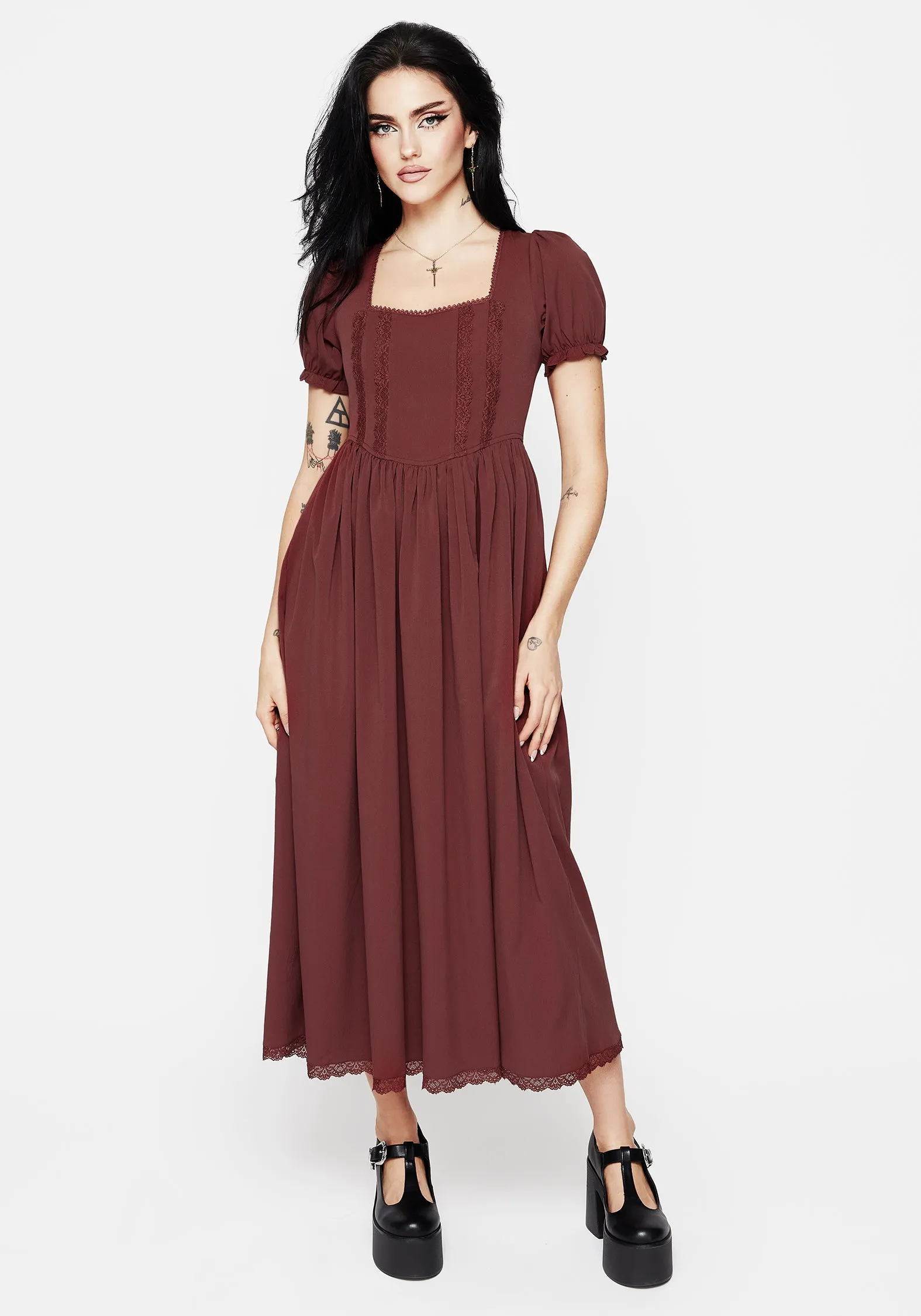 Darya Corset Midaxi Dress Quick Elegance SoftTouchTexture