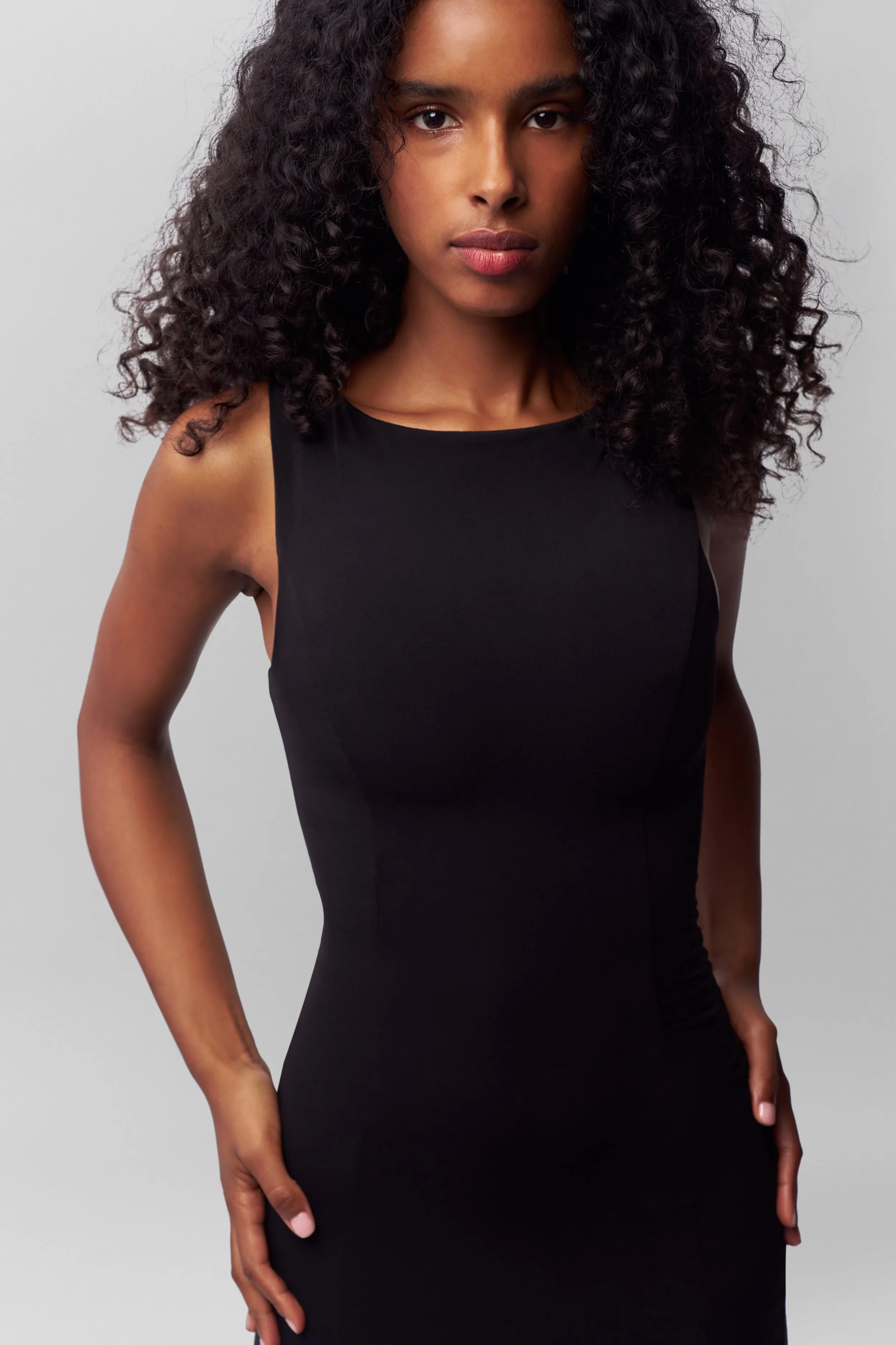 Natural Aesthetic Daye Midi Dress