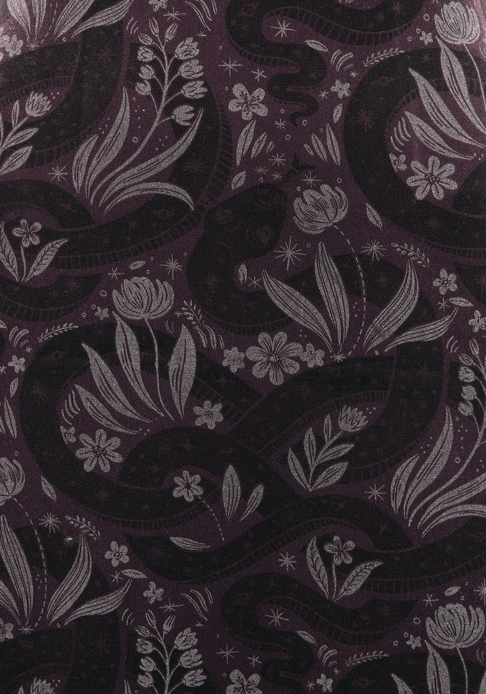 Polished look dress Deception Snake Foil Print Velour Maxi Slip Gown