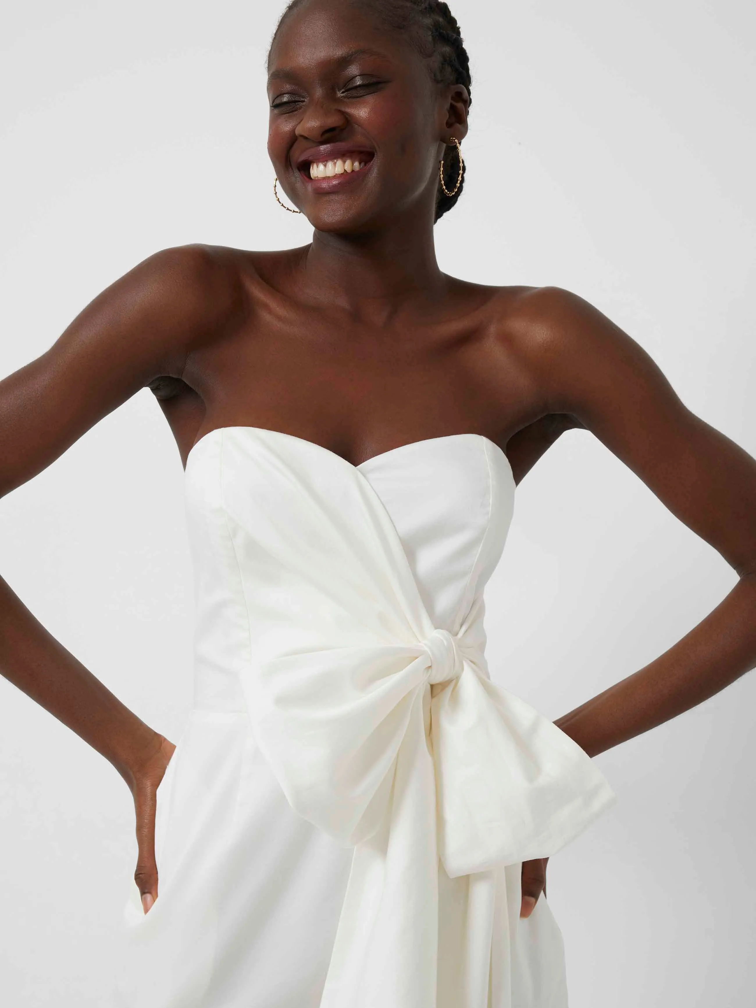 Beauty Feel Florida Summer Strapless Dress