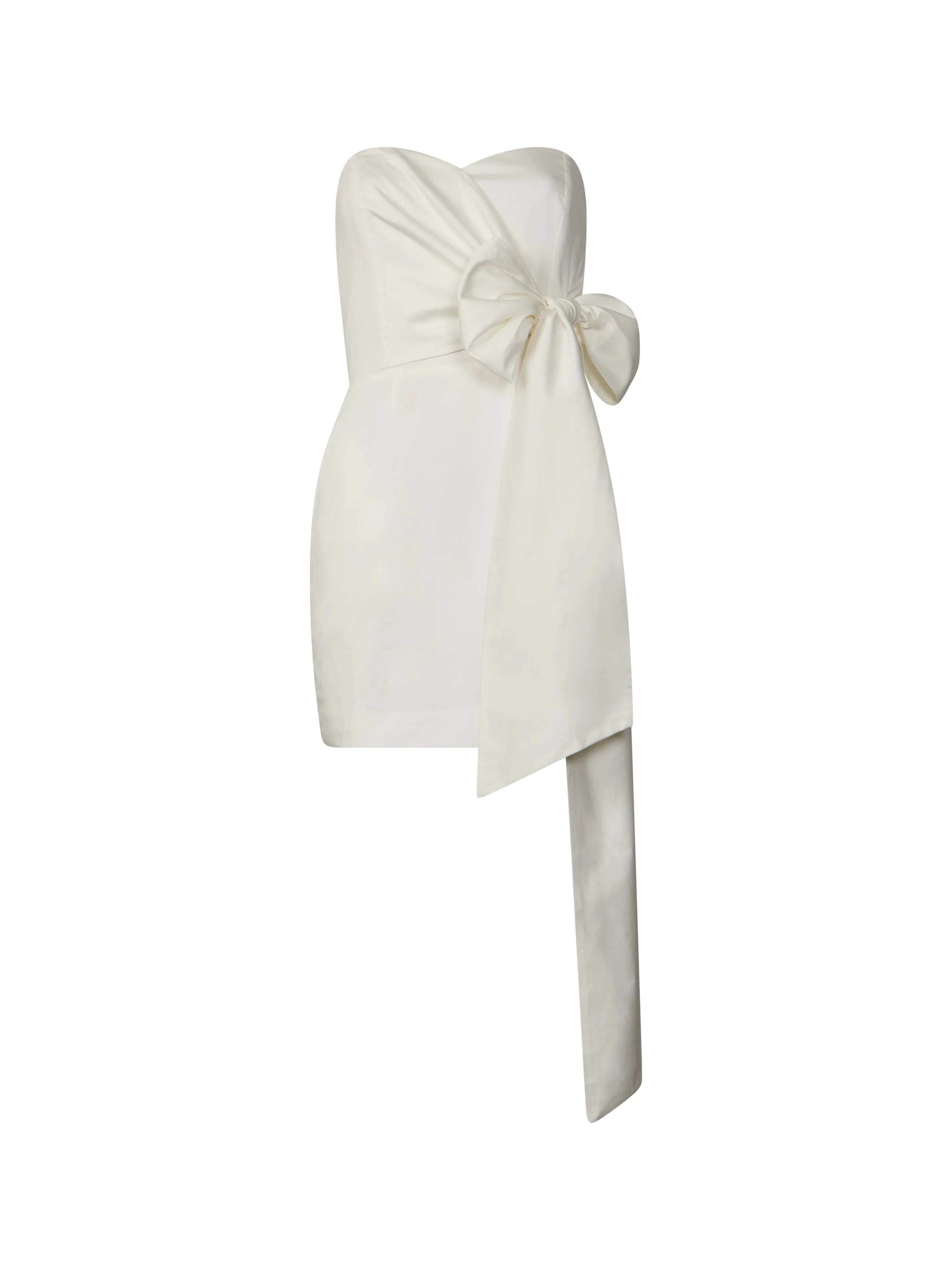 Live Soft Florida Summer Strapless Dress