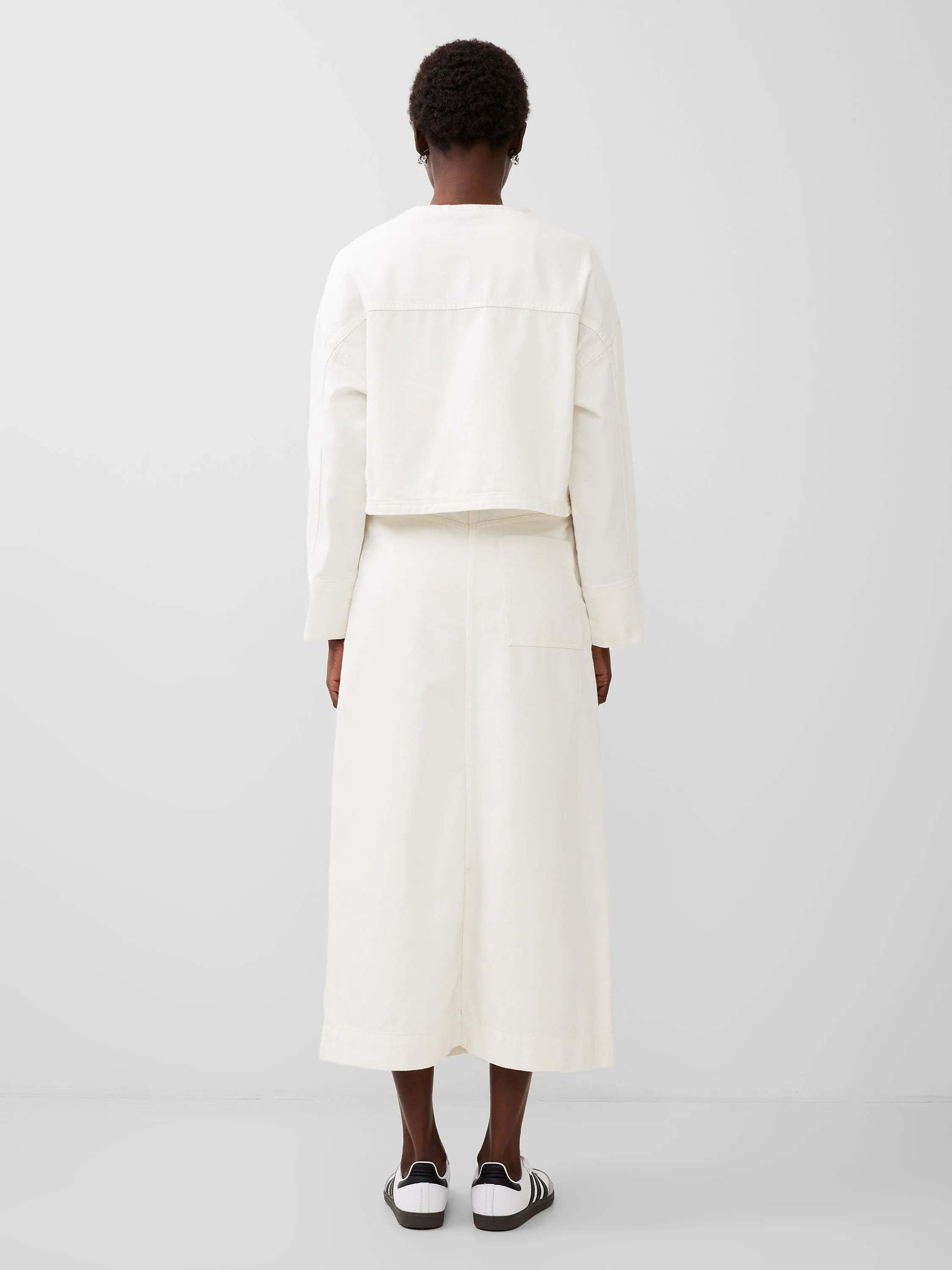 Denver Denim Wide Sleeve Jacket Wind Stop InterchangeablePanels