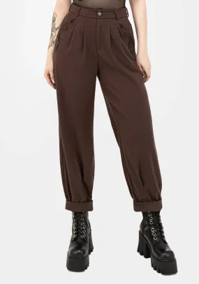 Maximalist look Fashion Style Dianne Embroidered Balloon Trousers