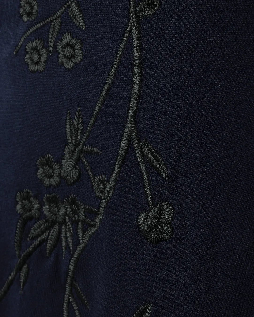 Dixie Embroidered  Cardigan Eco Friendly Dye Process Lightweight insulation