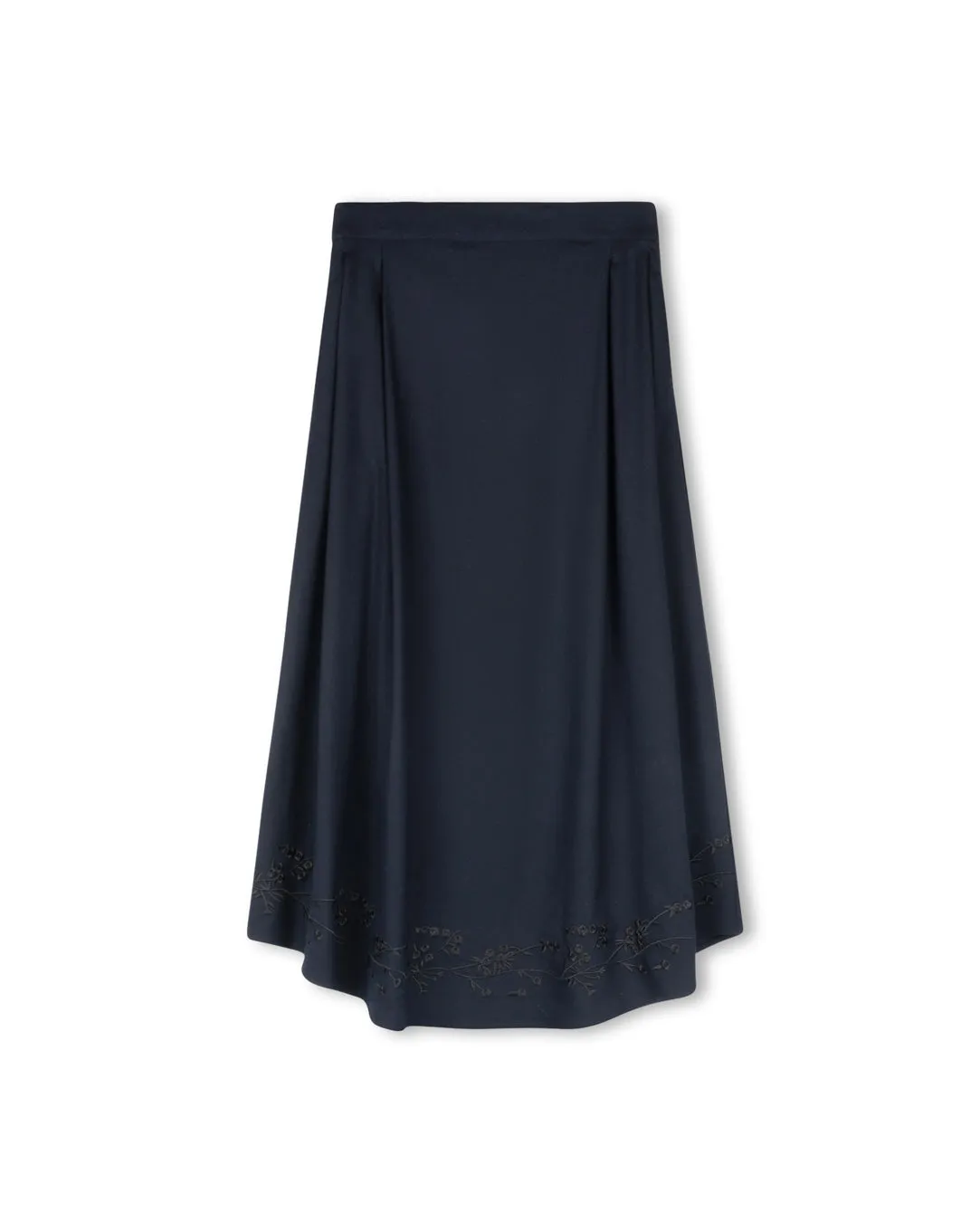 Simple Comfort Dixie Wool Embroidered Skirt