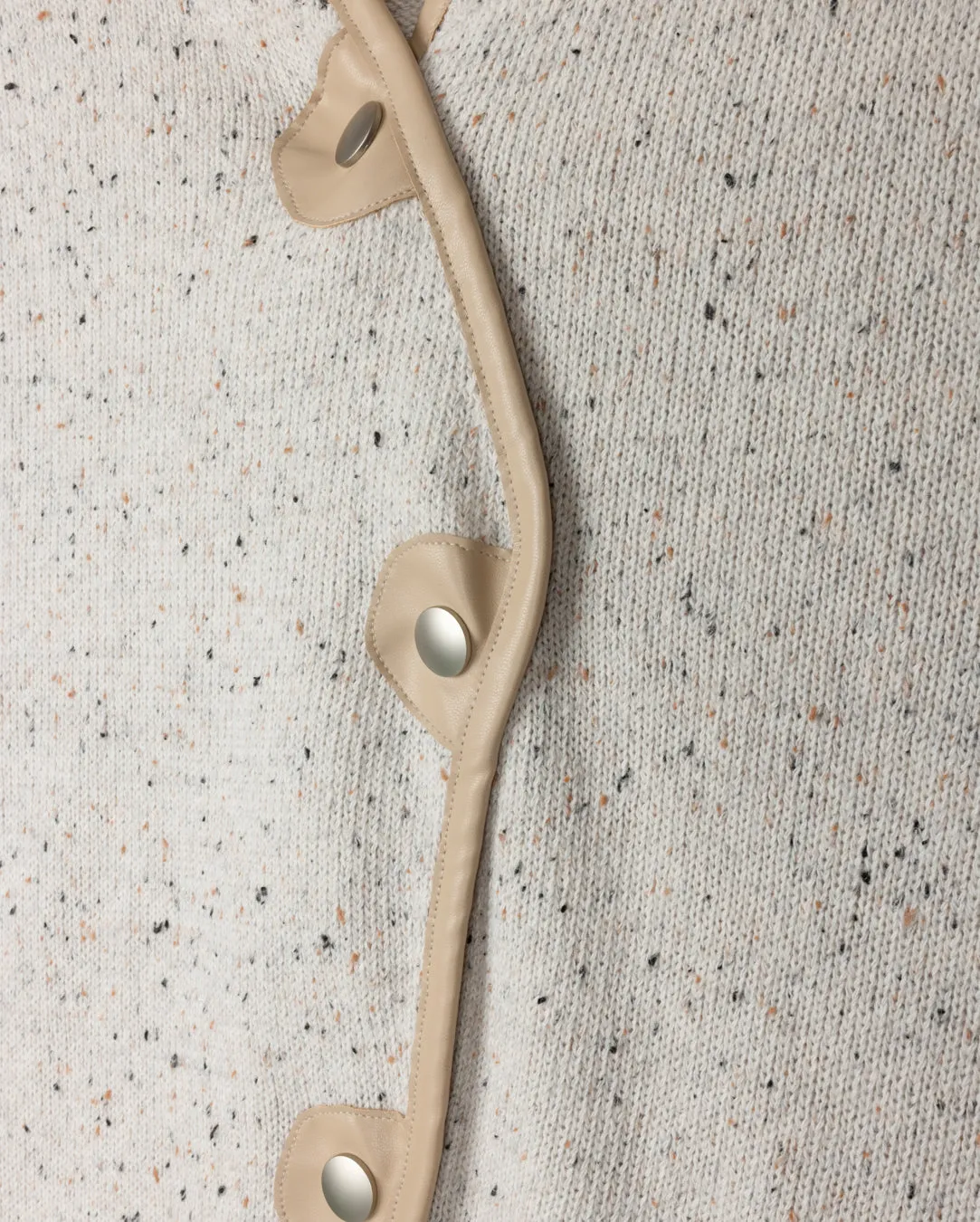 Holiday Trend Fun Prints Doby Speckled Knit Vest