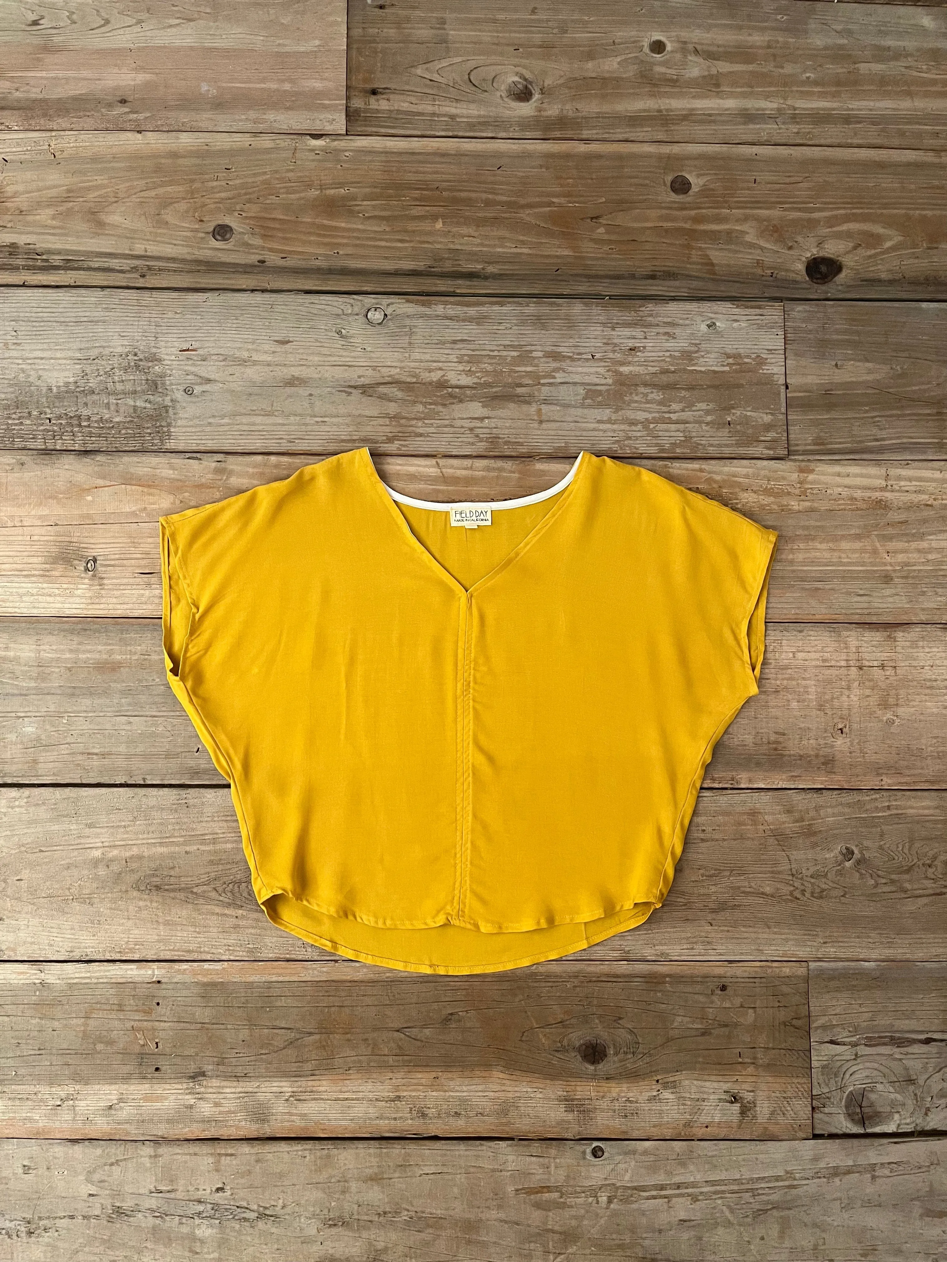 Dolman Top in Mustard Challis Comfy Vibes