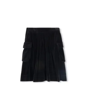 Day Ready Dorthy Velour Pocket Skirt