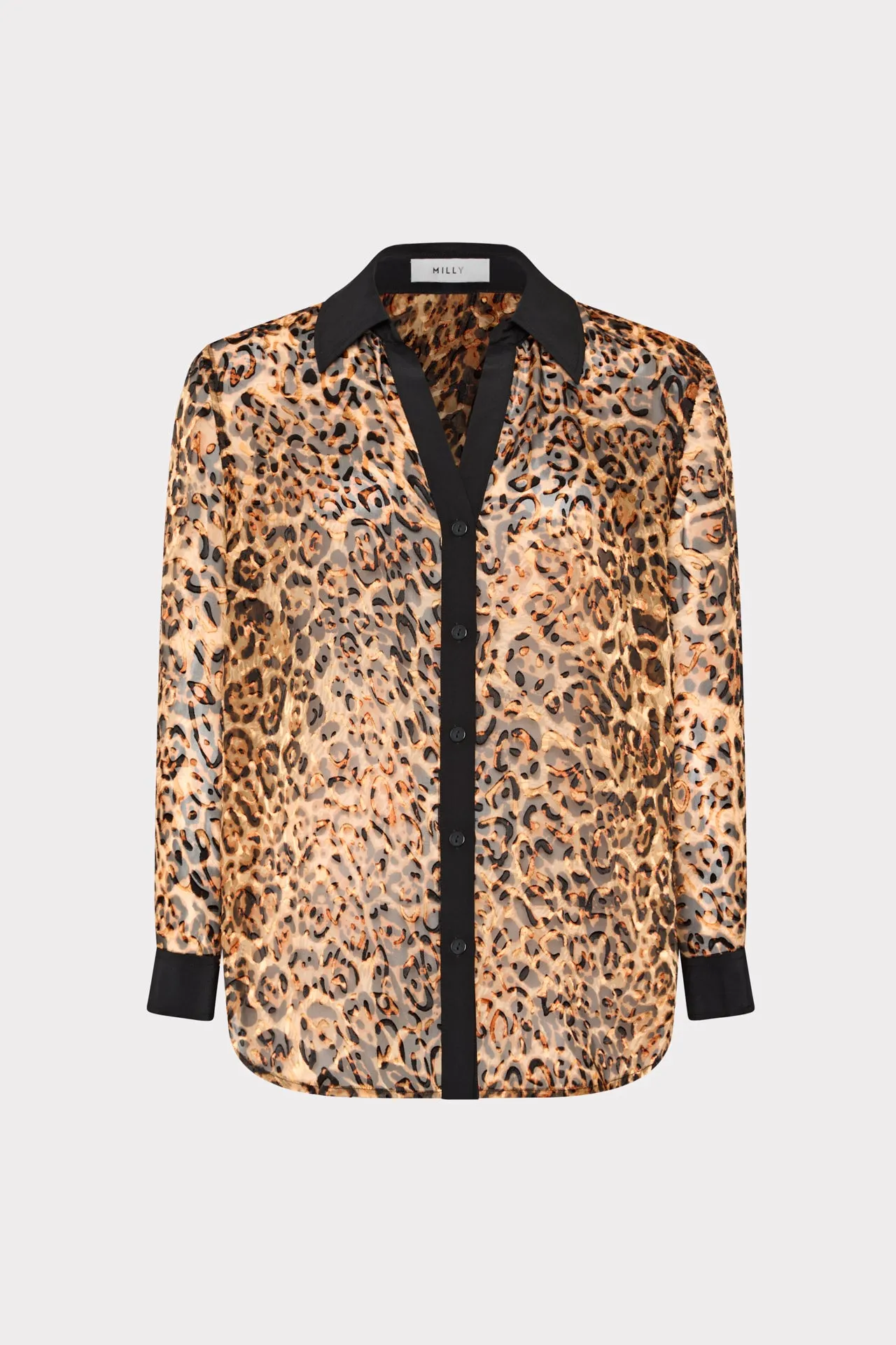 Full Coverage Fit LayeredStyling Quincy Burnout Jacquard Blouse