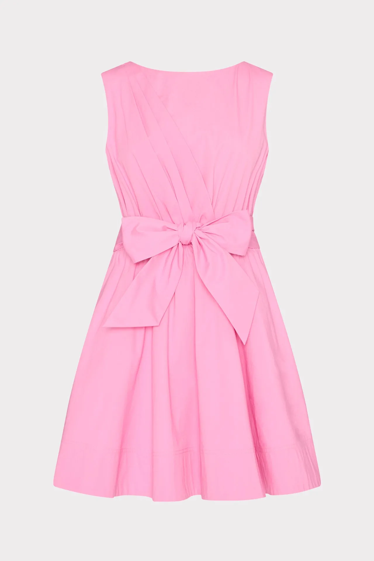 Lounge Favorite Draped Poplin Sleeveless Mini Dress