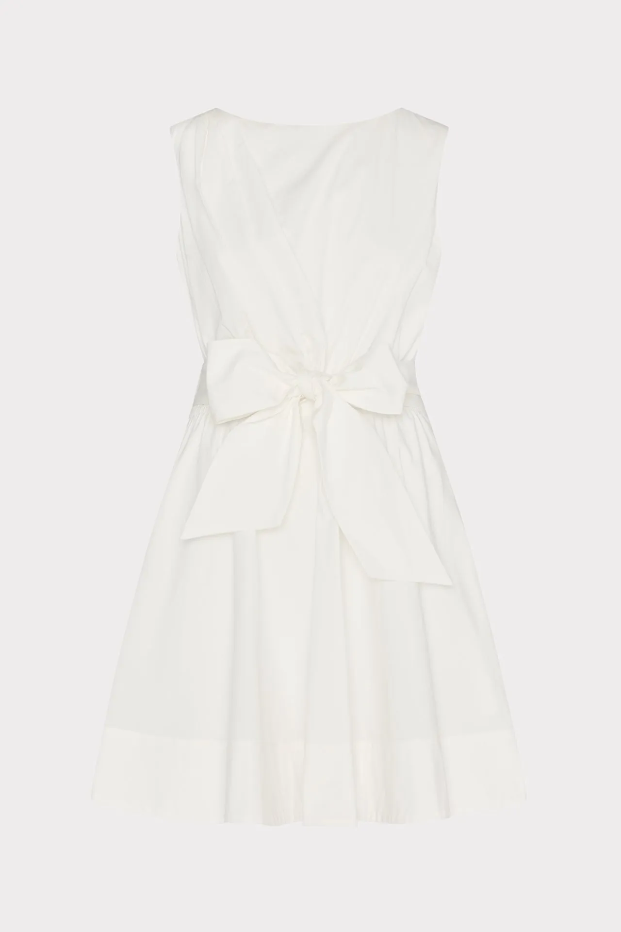 Draped Poplin Sleeveless Mini Dress Field Fresh