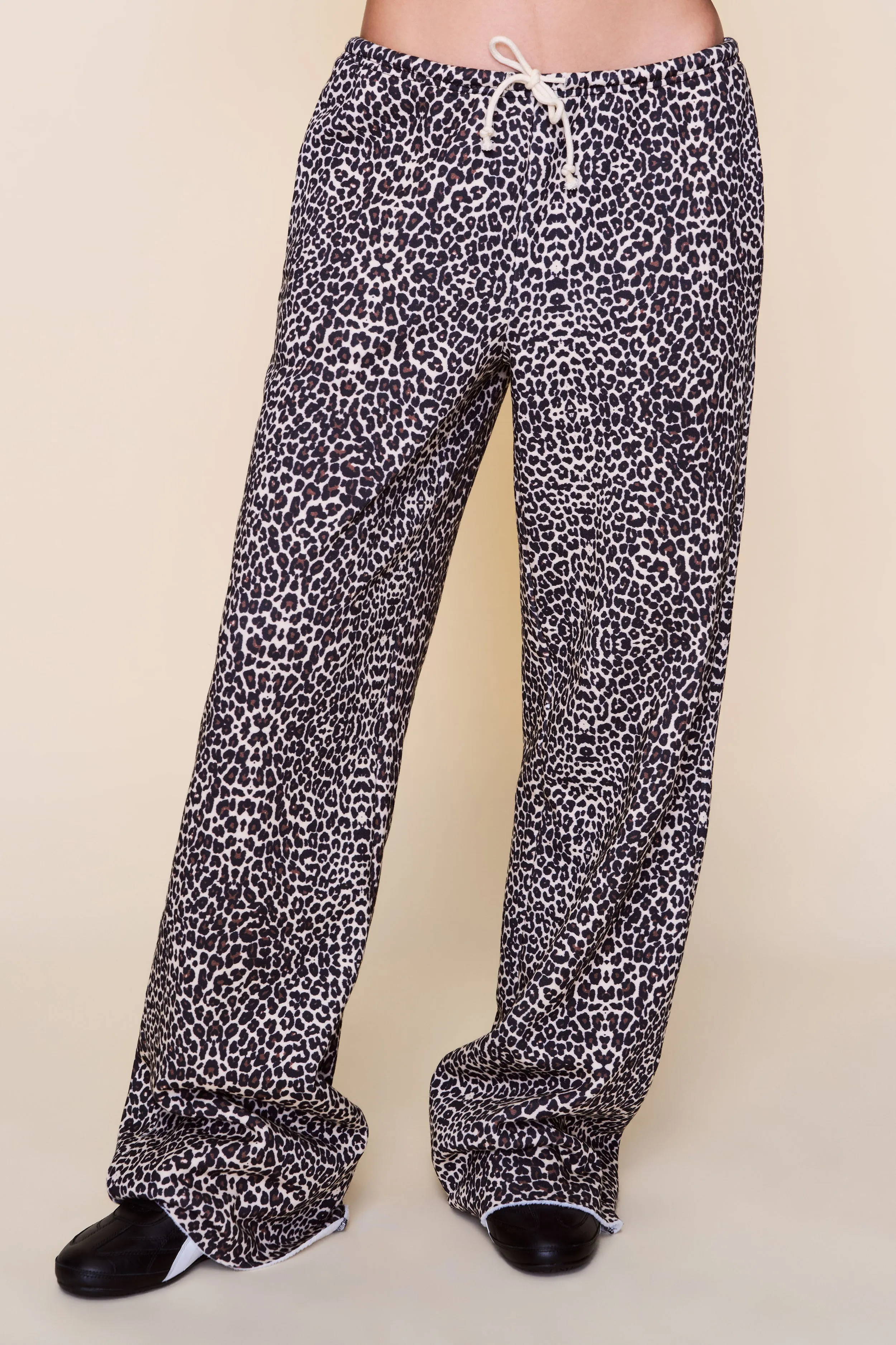 Comfortable Layering Drawstring Fleece Pant