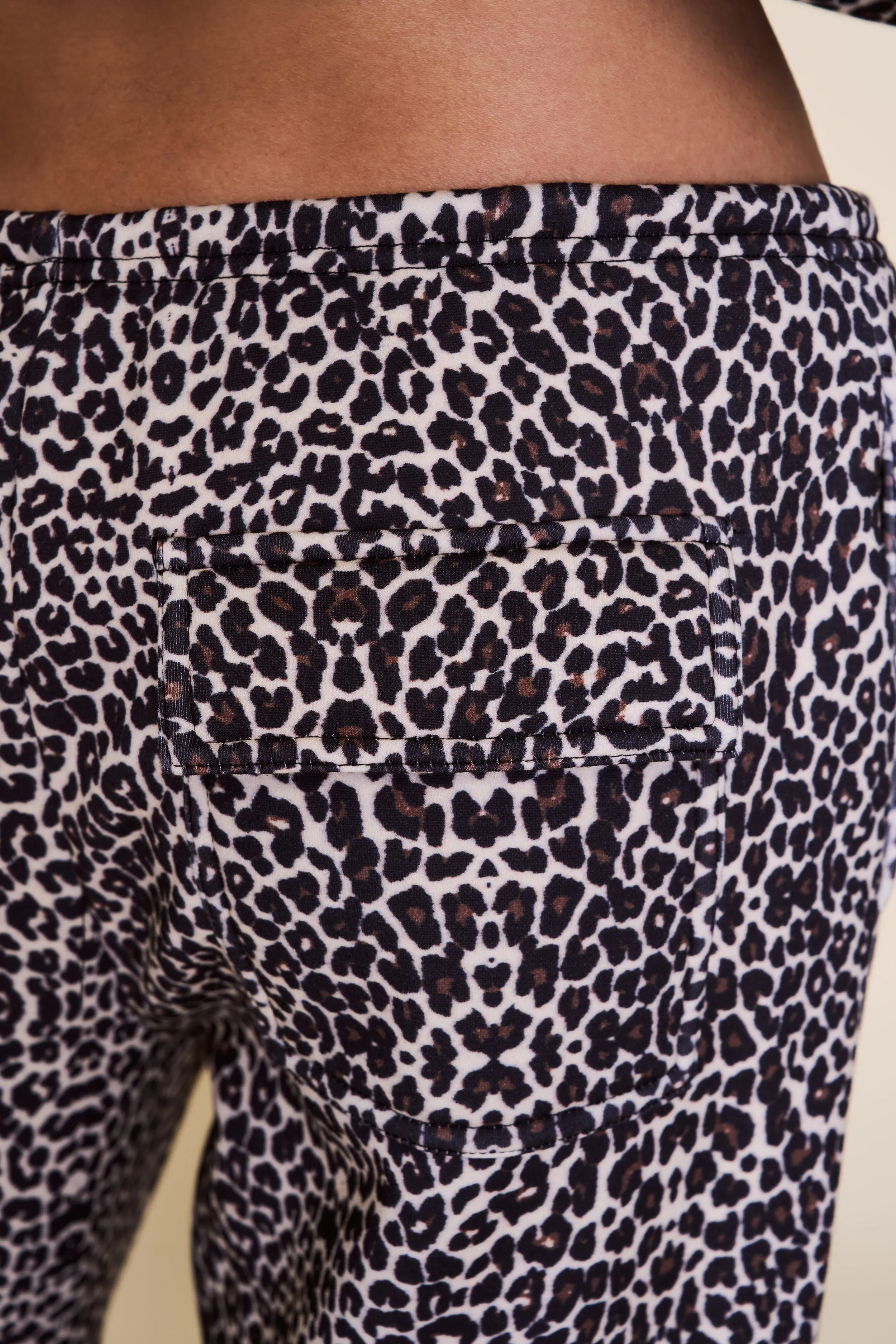 AntiStaticFinish Light Reflective Details Drawstring Fleece Pant