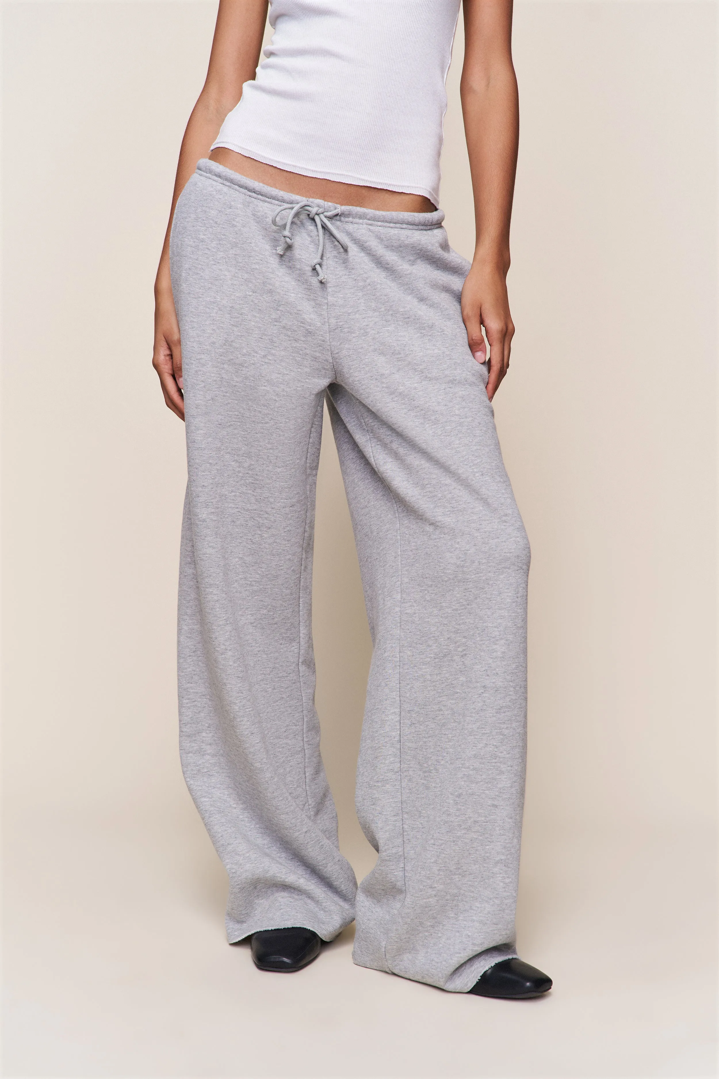 Sophisticated Look Layering Essential Drawstring Fleece Pant