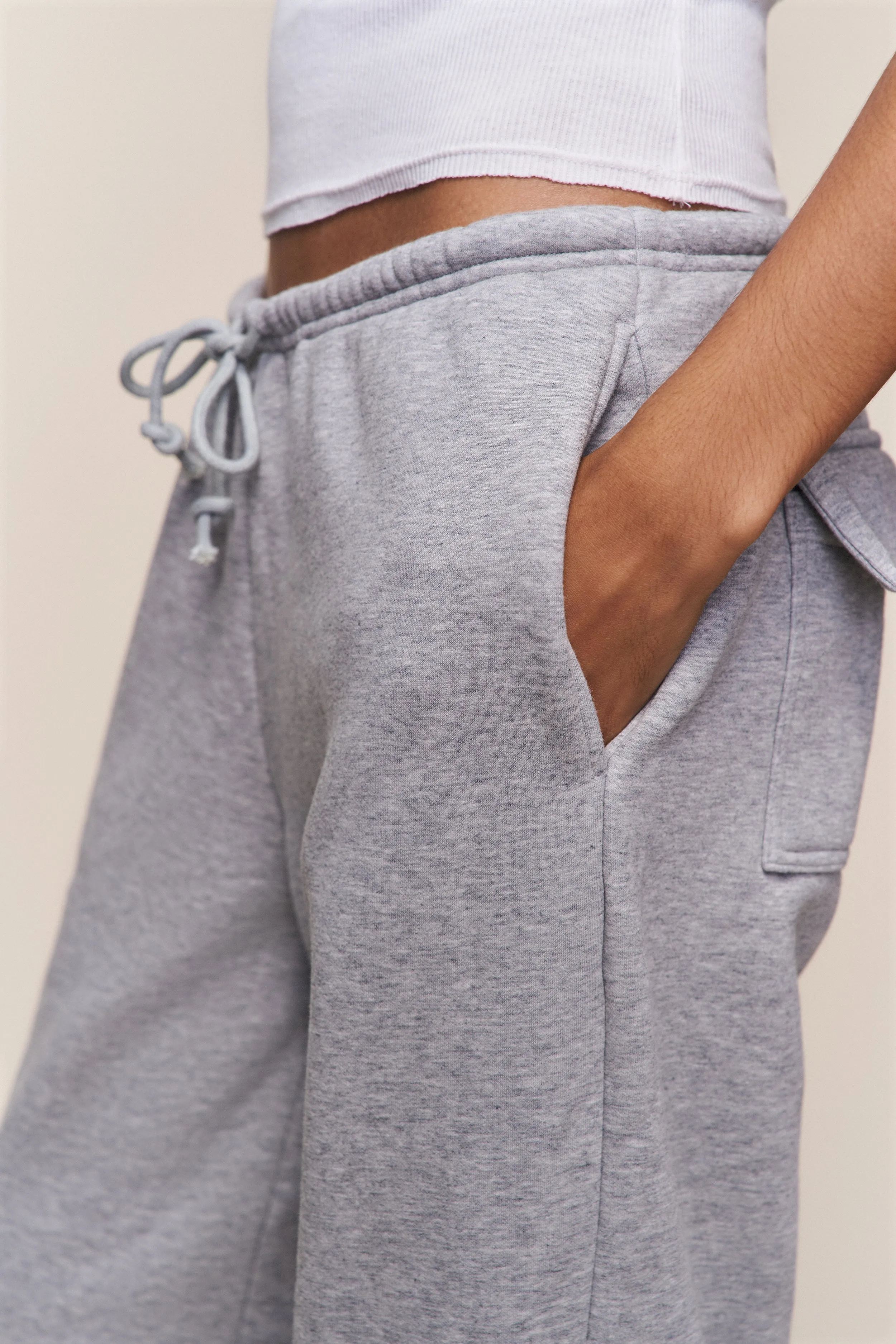Drawstring Fleece Pant Reflective Trim Options