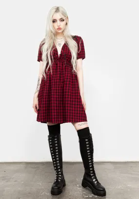 City Beat Dreadful Ruffle Smock Dress