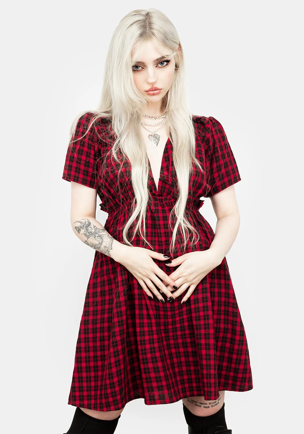 Dreadful Ruffle Smock Dress Bold Touch